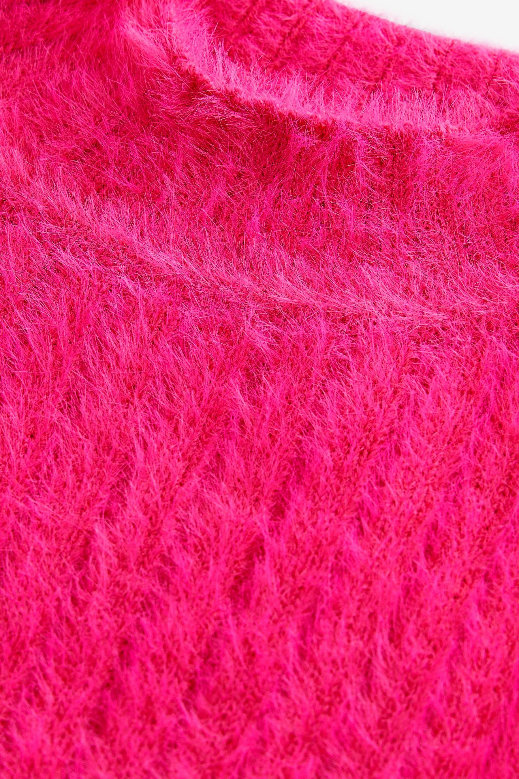 (1-tlg) Trichterkragen Bright Next mit Pink Pullover Stehkragenpullover