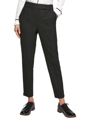 s.Oliver BLACK LABEL 7/8-Hose Hakenverschluss asymmetrischem mit GREY/BLACK