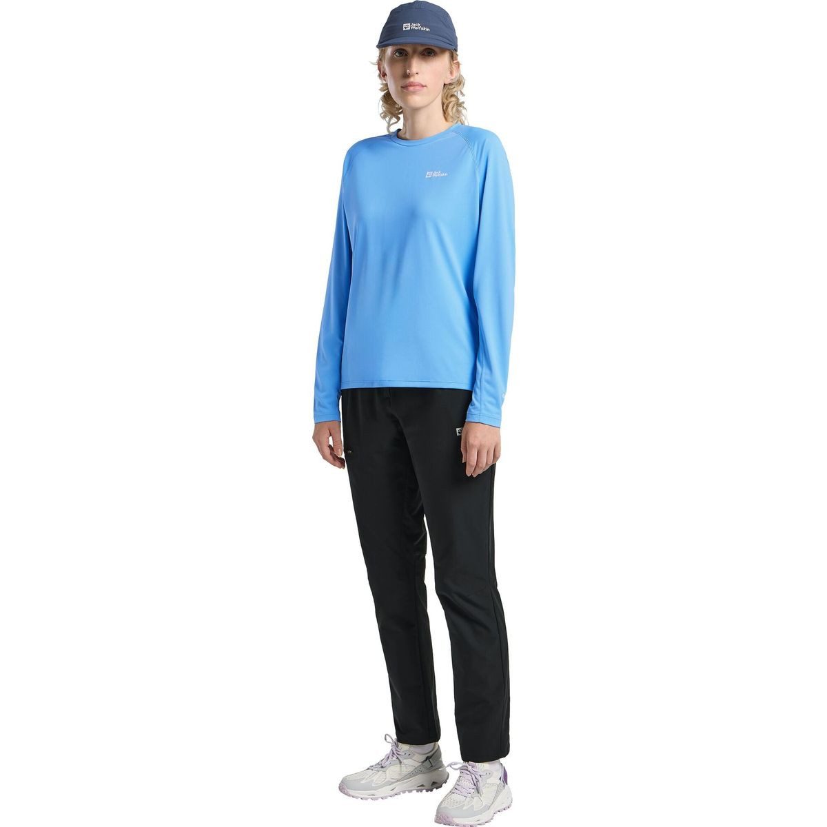 Jack Wolfskin Longsleeve Prelight Swift LS W Leichtes, schnelltrocknendes Langarmshirt für Wanderungen mit