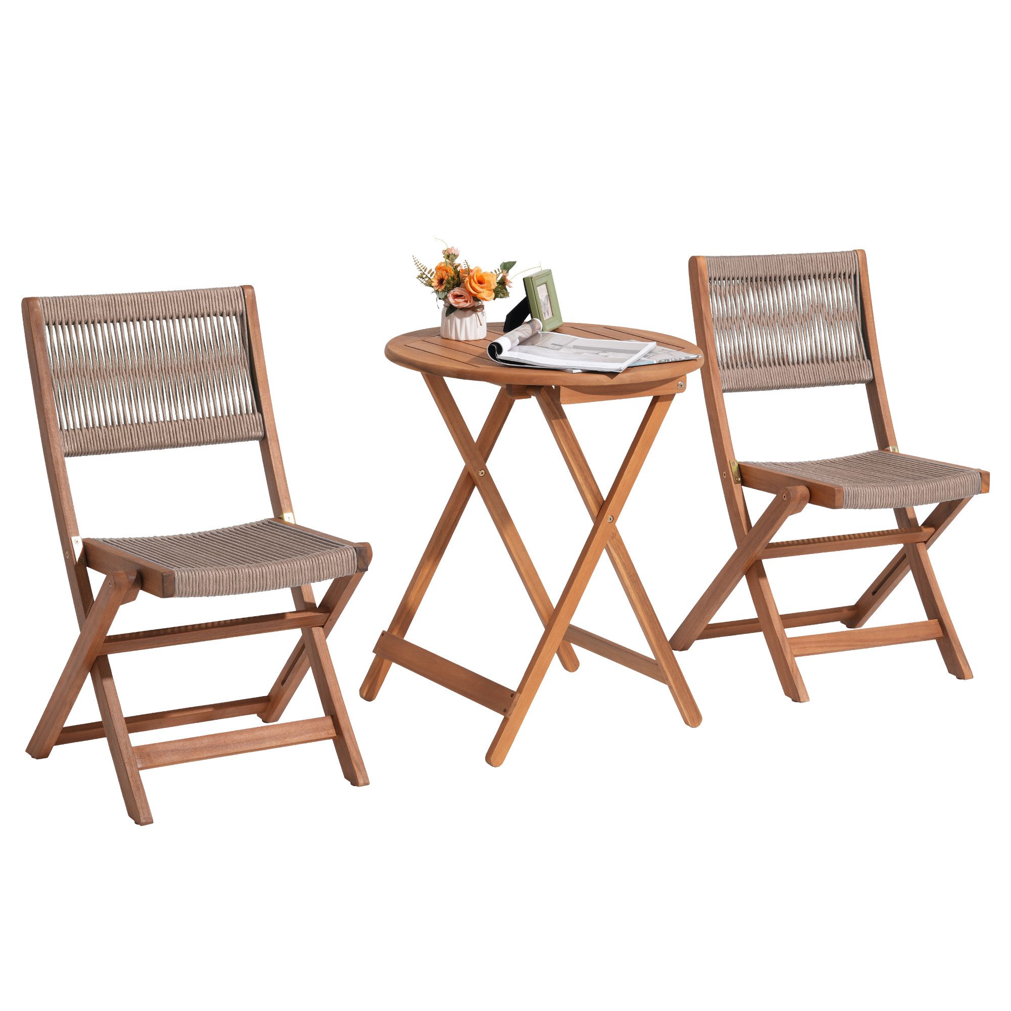 JOIVI Balkonset Bistro Set, Balkonmöbel klappbar, Gartenmöbel, (keine Monta günstig online kaufen