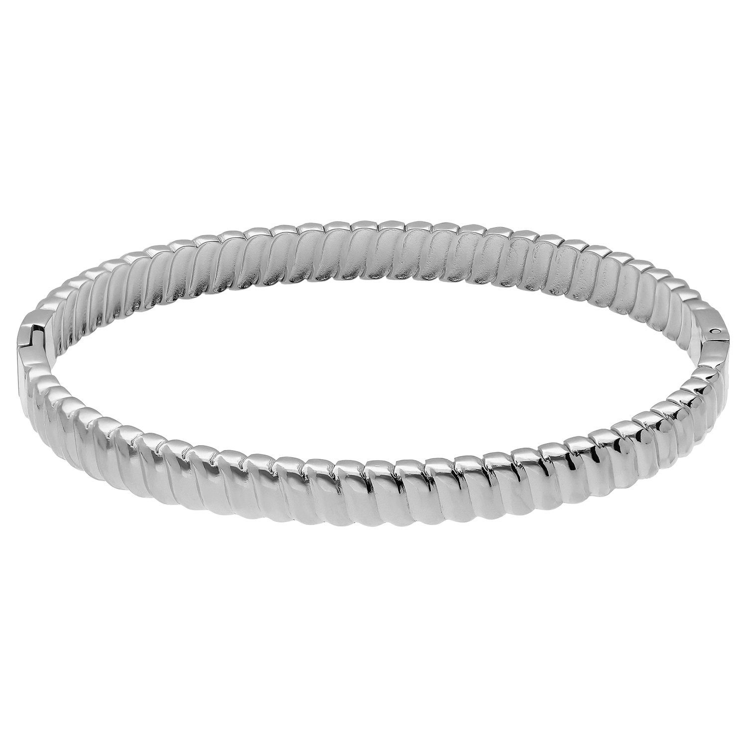 LUCARDI Armreif Armband - Stahl - Silber - Damen