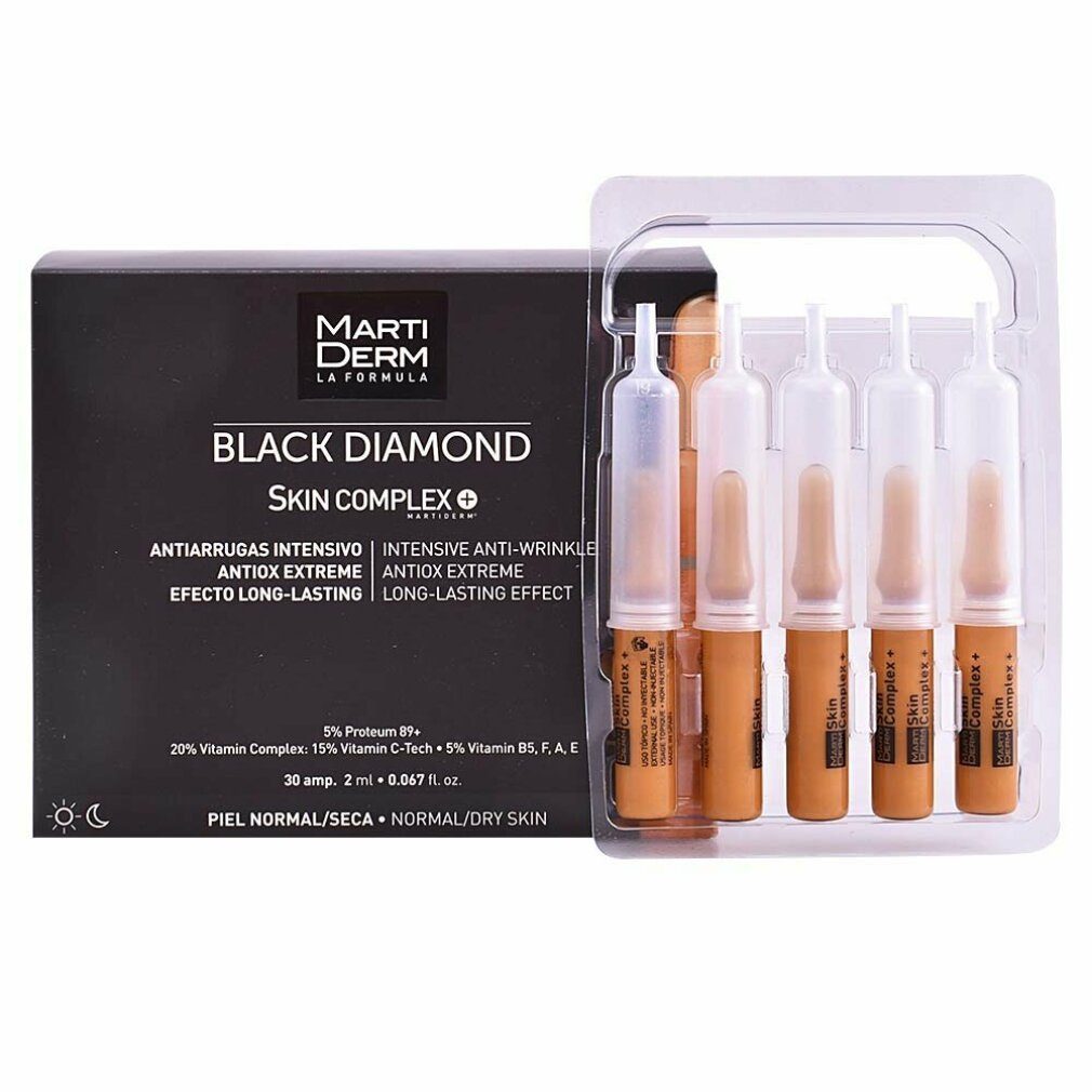 Martiderm Tagescreme Ampullen Skin (30 x Complex ml) Black MartiDerm 2 Diamond