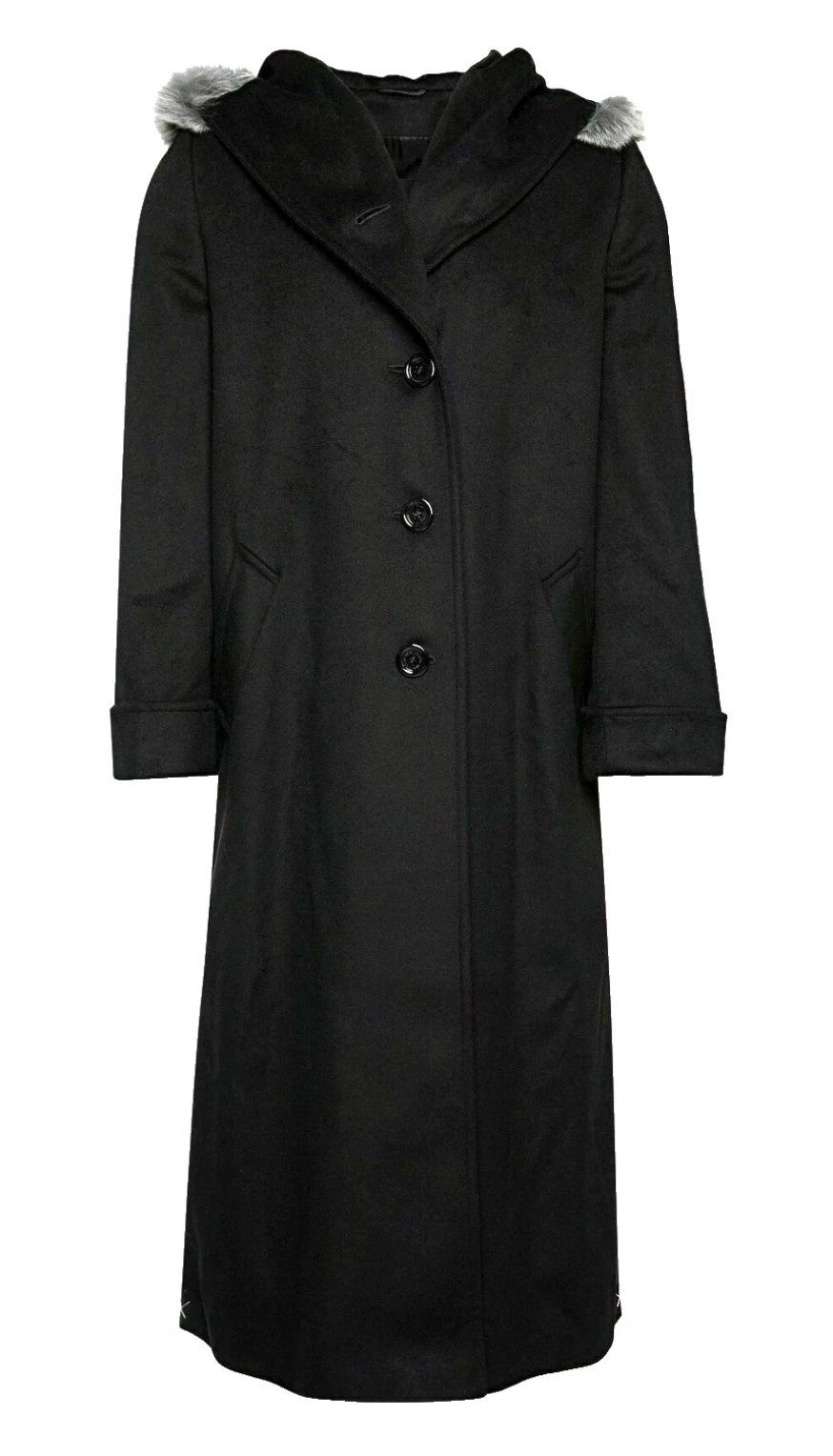 SAINT JACQUES Langmantel Mantel Damen Kunstpelz Kapuze Lang Parka Jacke Lan günstig online kaufen