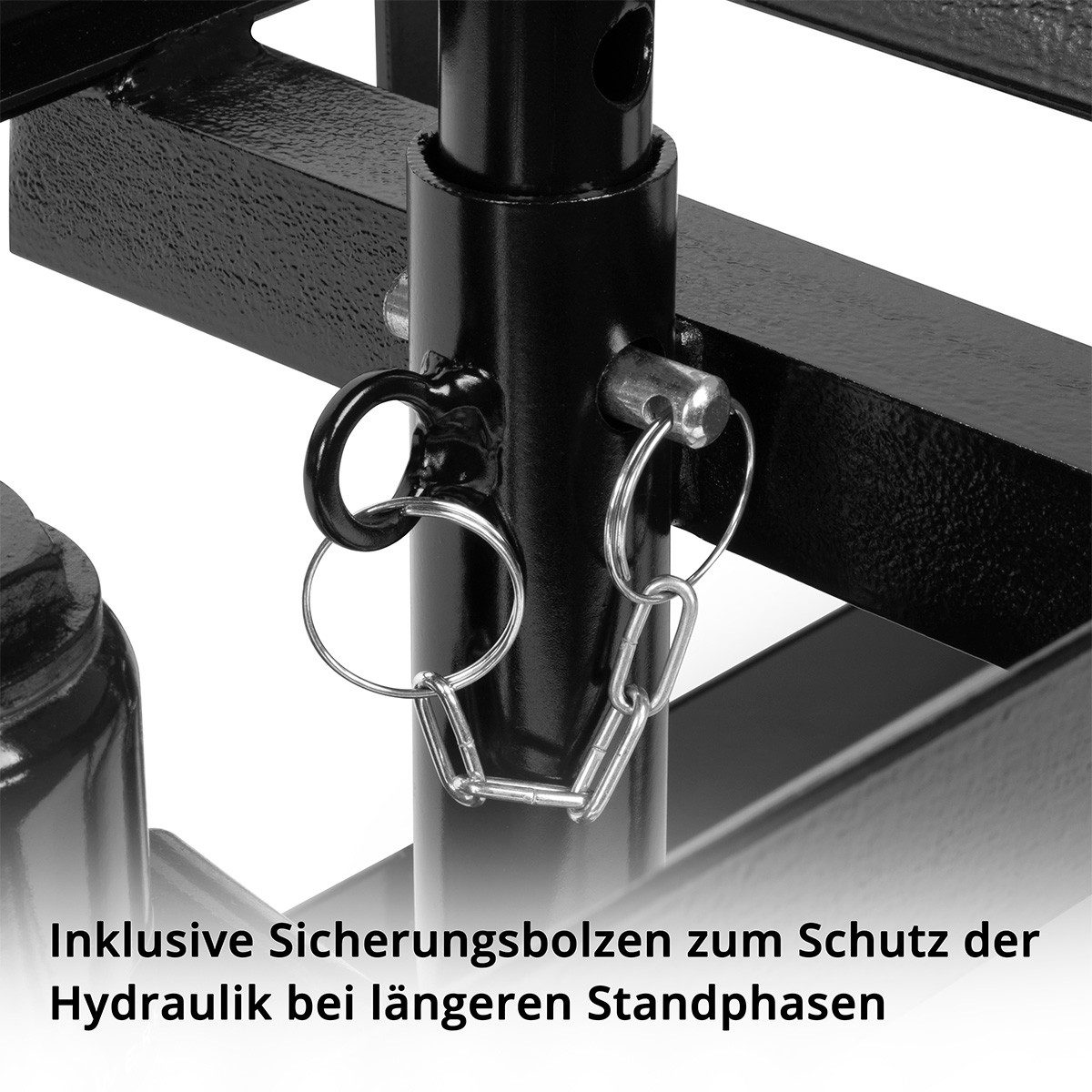 STAHLWERK Auffahrrampe Hydraulische Auffahrrampe GTH-14 ST mit 5 Tonnen (Set, 1-St., Einzelartikel), Kraftvolle Hochleistungs-Hydraulik – Bild 5 von 5
