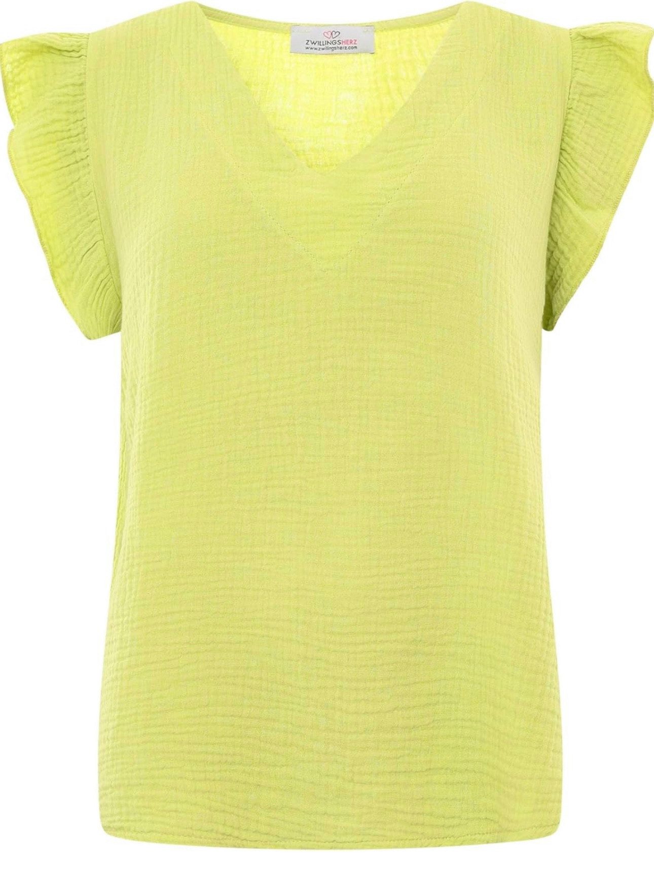 Zwillingsherz Blusenshirt Kurzarmbluse "Giselle"