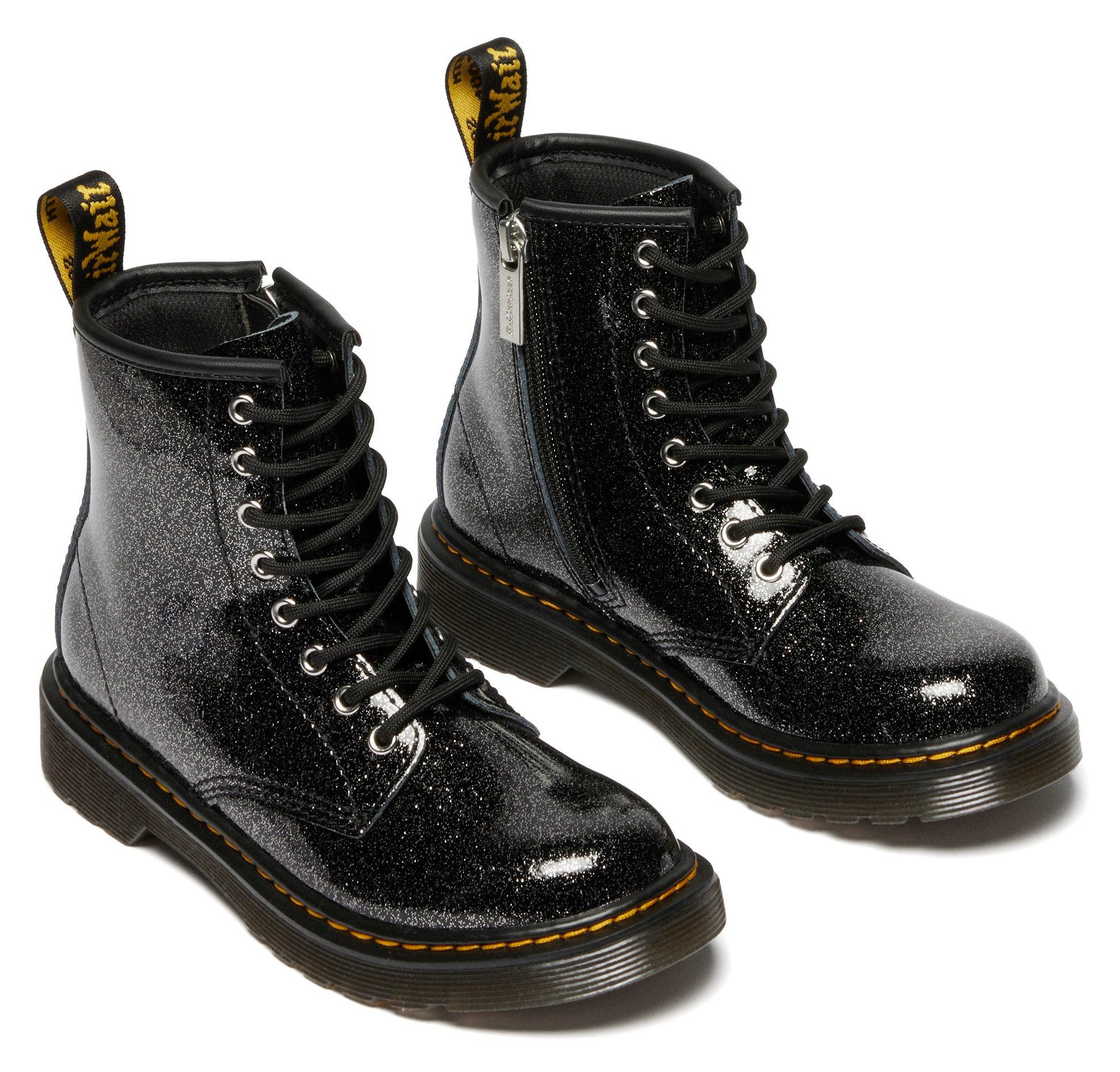 DR. MARTENS 8 Eye Boot ROMARIO Schnürstiefel Kinderschuh, Freizeitstiefel mit zusätzlichem Innenreißverschluss