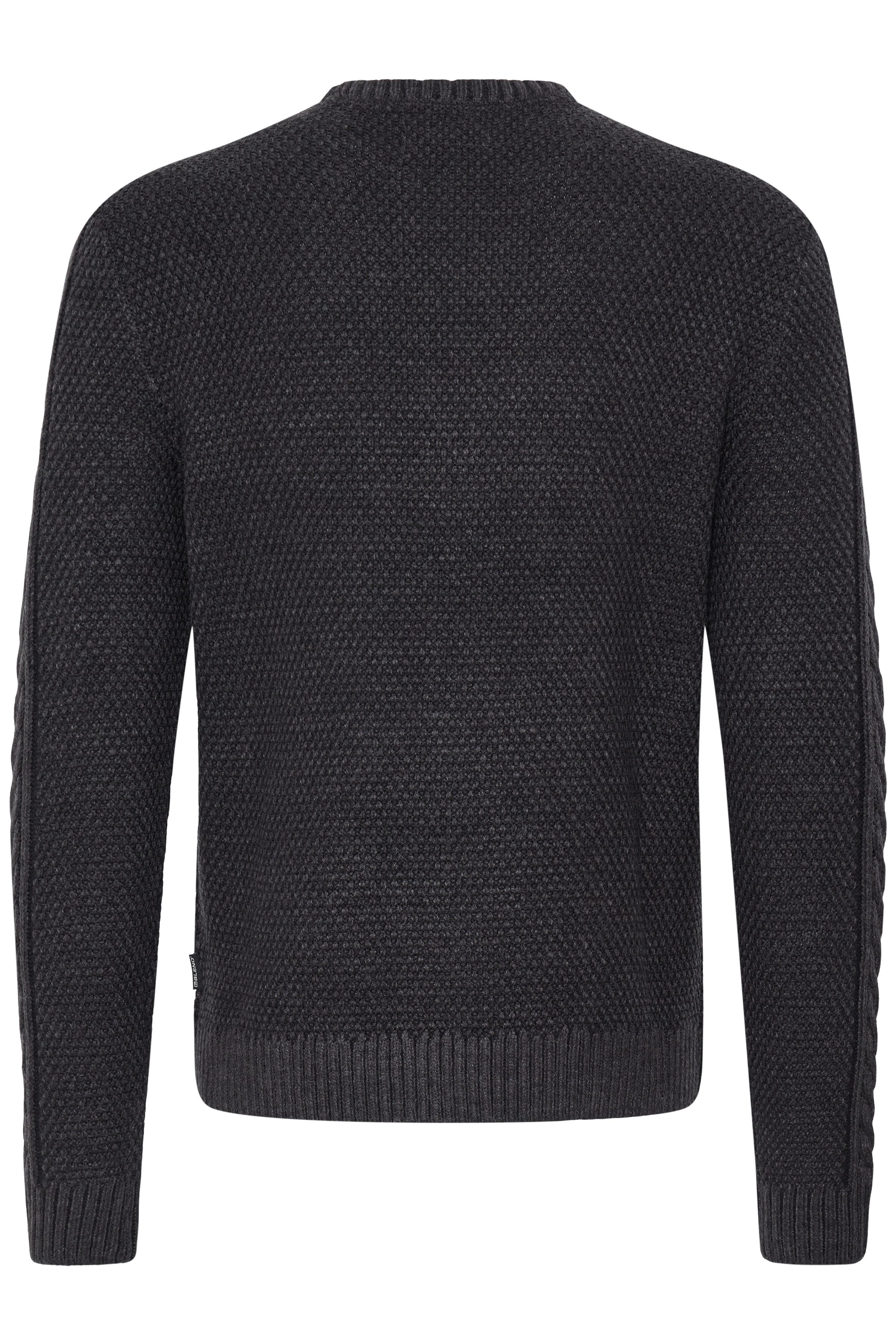 Blend Rundhalspullover BHBASIM CREW Baumwollmischung, regular fit