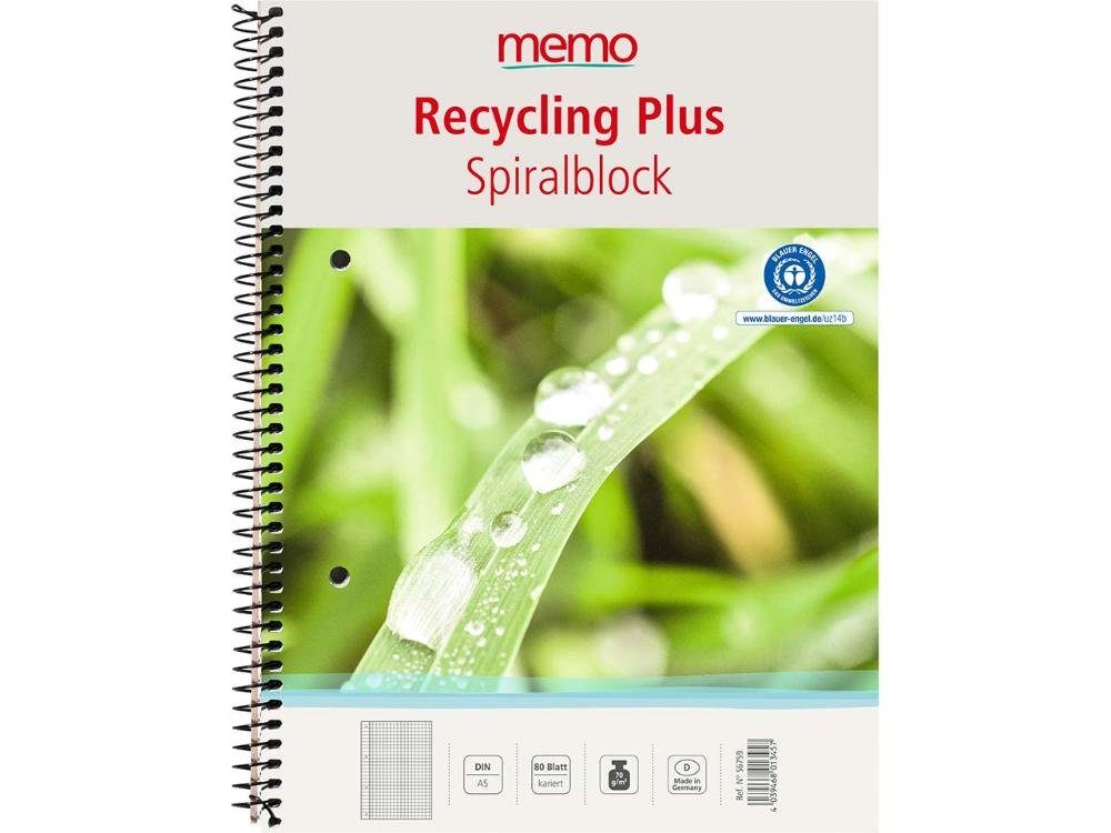 memo Notizblock memo Collegeblock DIN A5
