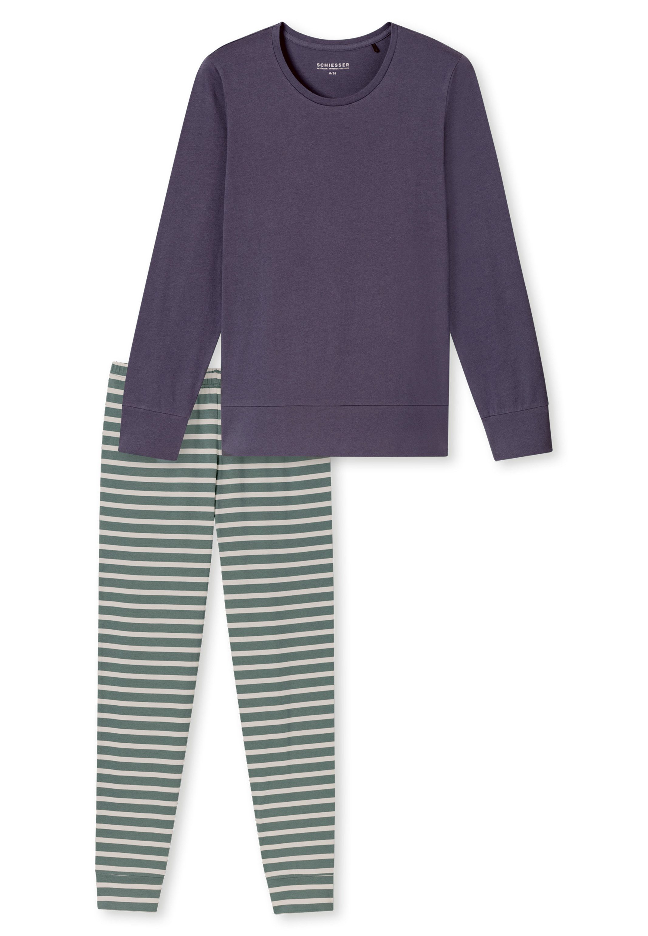 Schiesser Pyjama Casual Essentials (Set, 2 günstig online kaufen