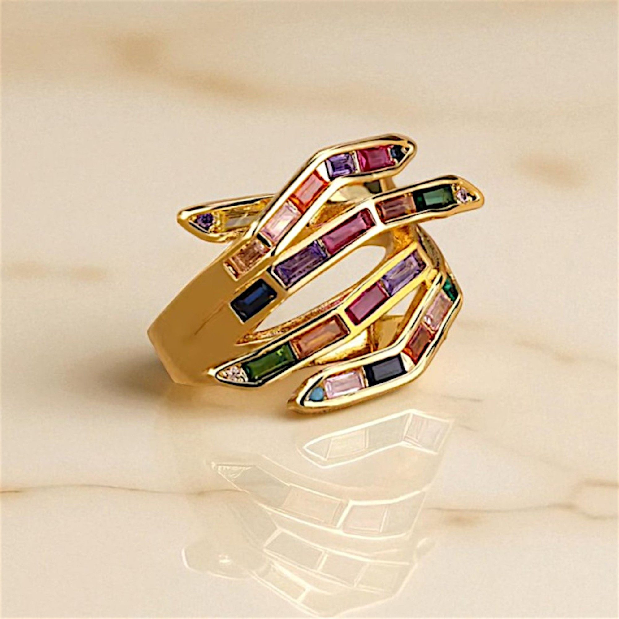 Medusa Accessoires Fingerring Holly Stainless Steel Ring