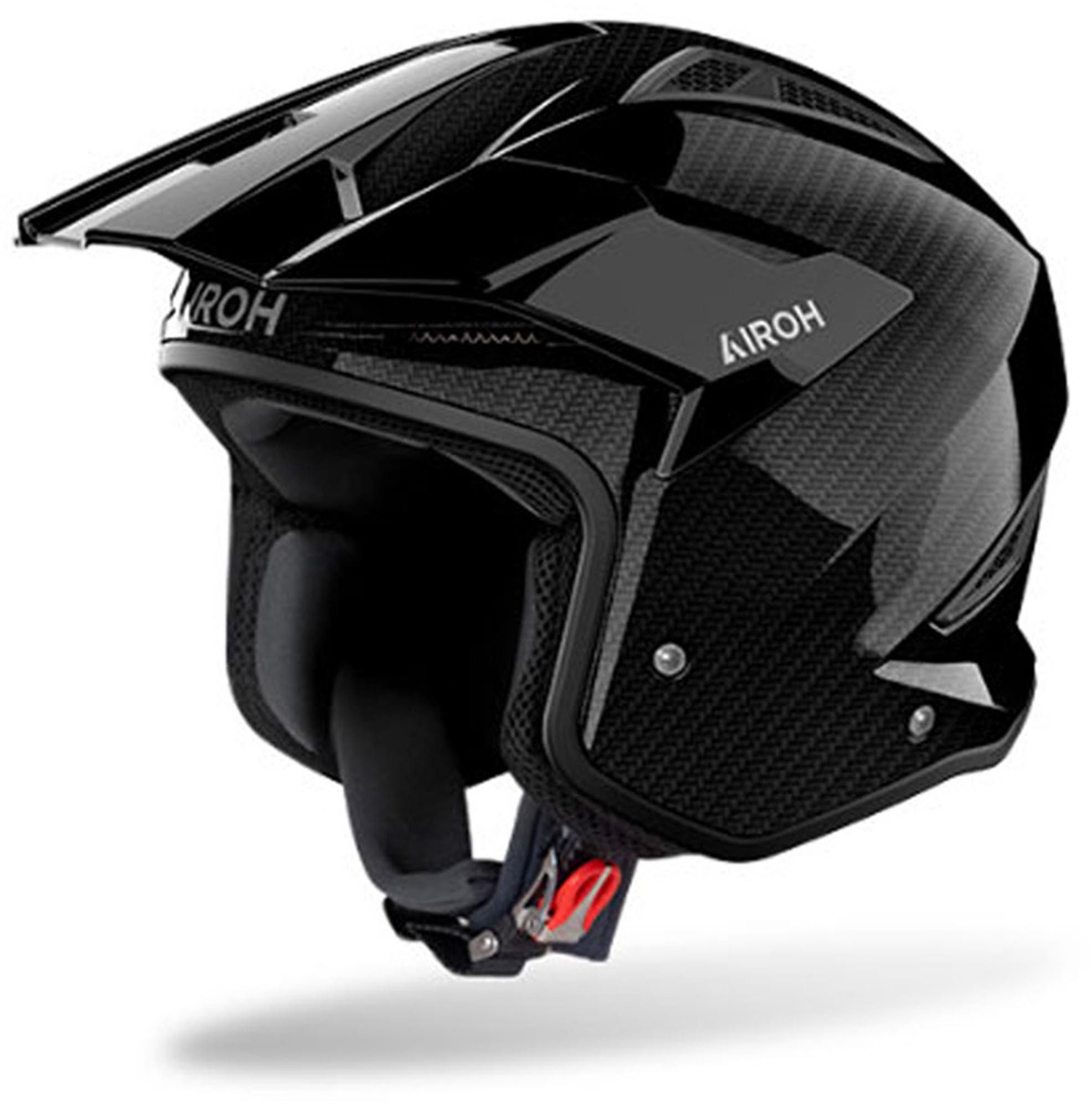 Airoh Motorradhelm TRR II Carbon Jethelm, Bluetooth