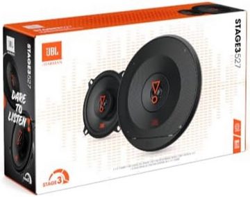 JBL Stage3 527 2-Wege Auto Lautsprecher 200 Watt KFZ 13 cm Auto-Lautsprecher (40W 3Ohm 75Hz - 20kHz)