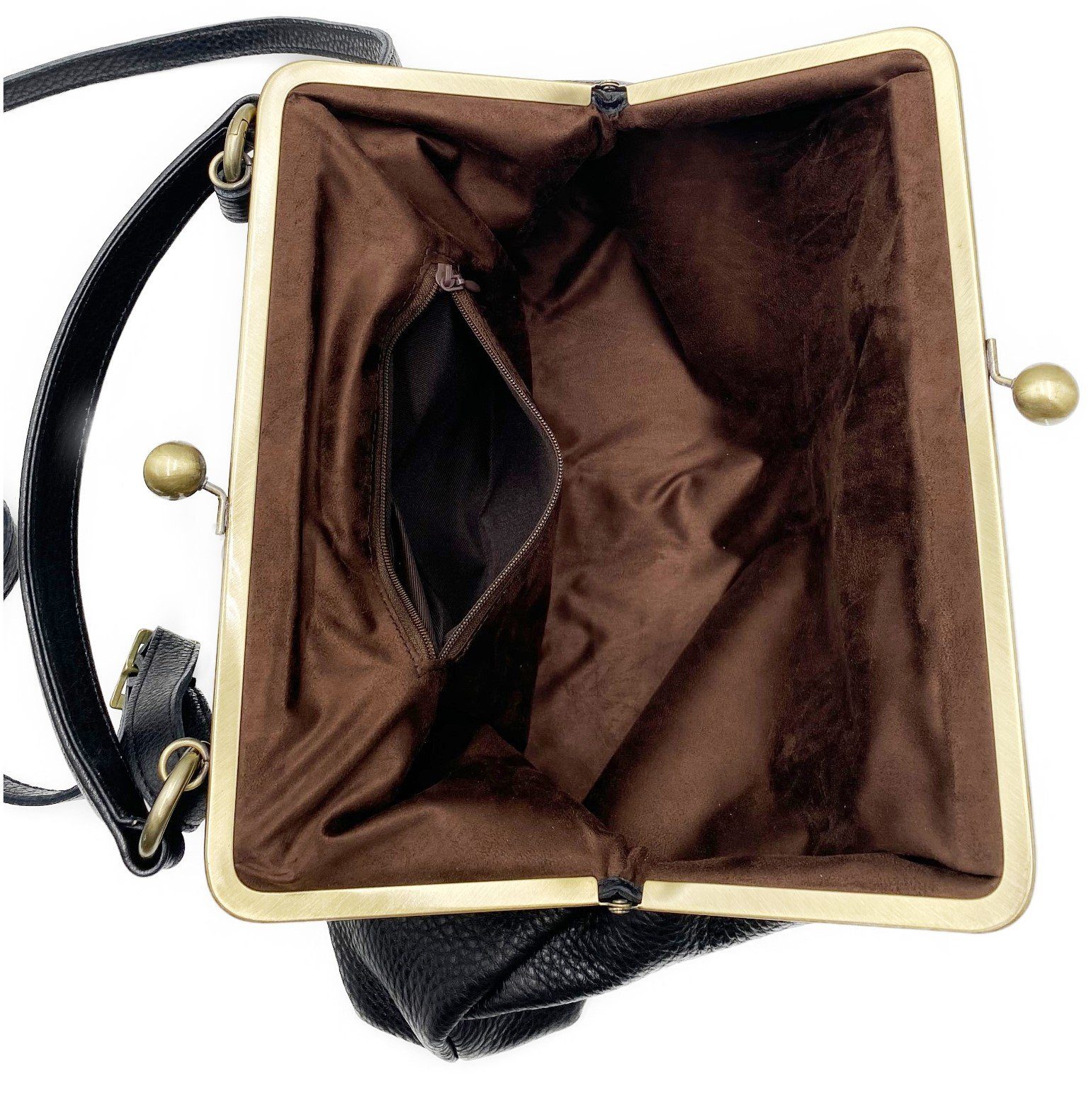 Taschenkinder Handtasche Handtasche Leder "Große Olive" Damentasche, Schultertasche, Vintage, Echtes Leder vom Rind, sehr weich und geschmeidig.