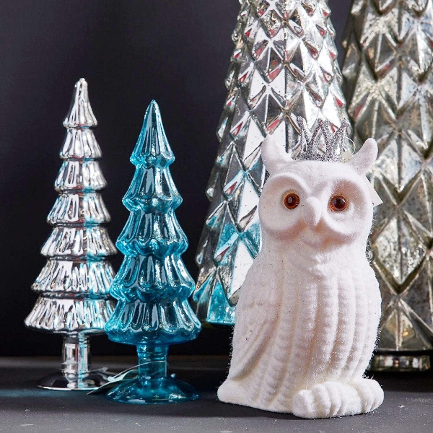 Macosa Home Dekofigur Deko Eule Weiß günstig online kaufen