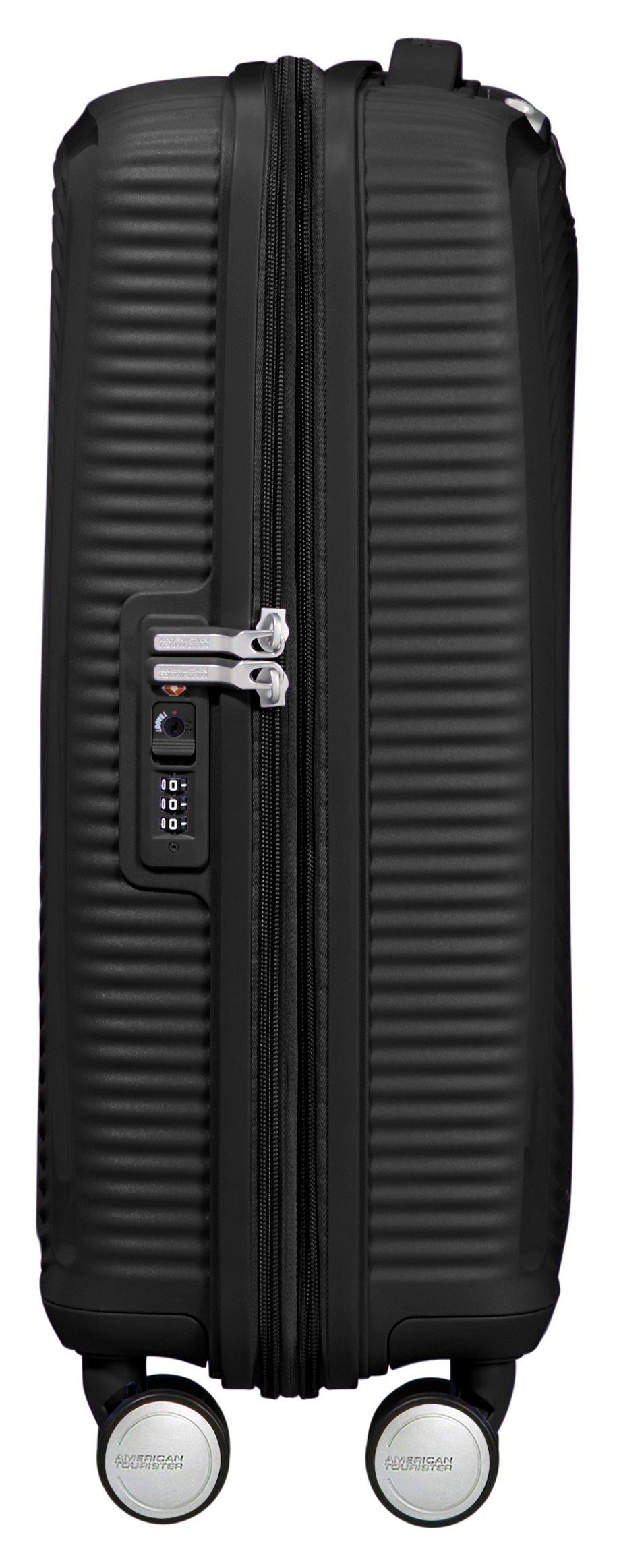 American Tourister® Hartschalen-Trolley SOUNDBOX, in verschiedenen Farben und Größen, 4 Rollen, Reisekoffer Trolley Aufgabegepäck TSA-Zahlenschloss Volumenerweiterung