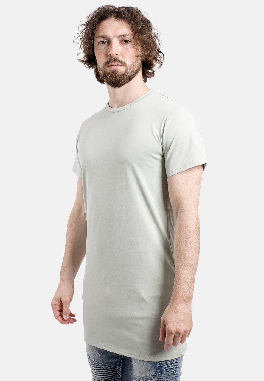 Under T-Shirt Blackskies Longshirt Salbeigrün Medium T-Shirt