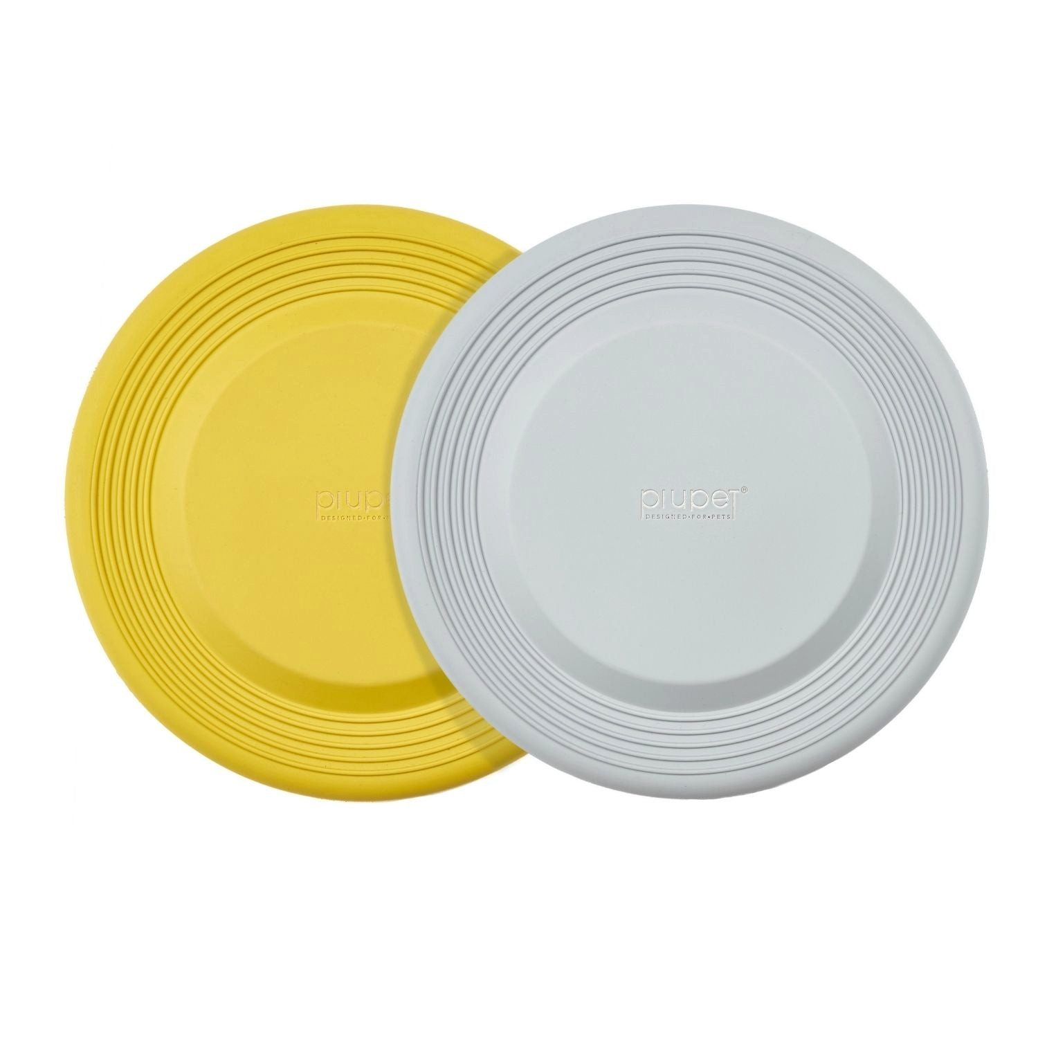 Piupet Outdoor-Spielzeug 2er Set Frisbee Hund I 22cm Durchmesser I Hundespielzeug, Schwimmfähig