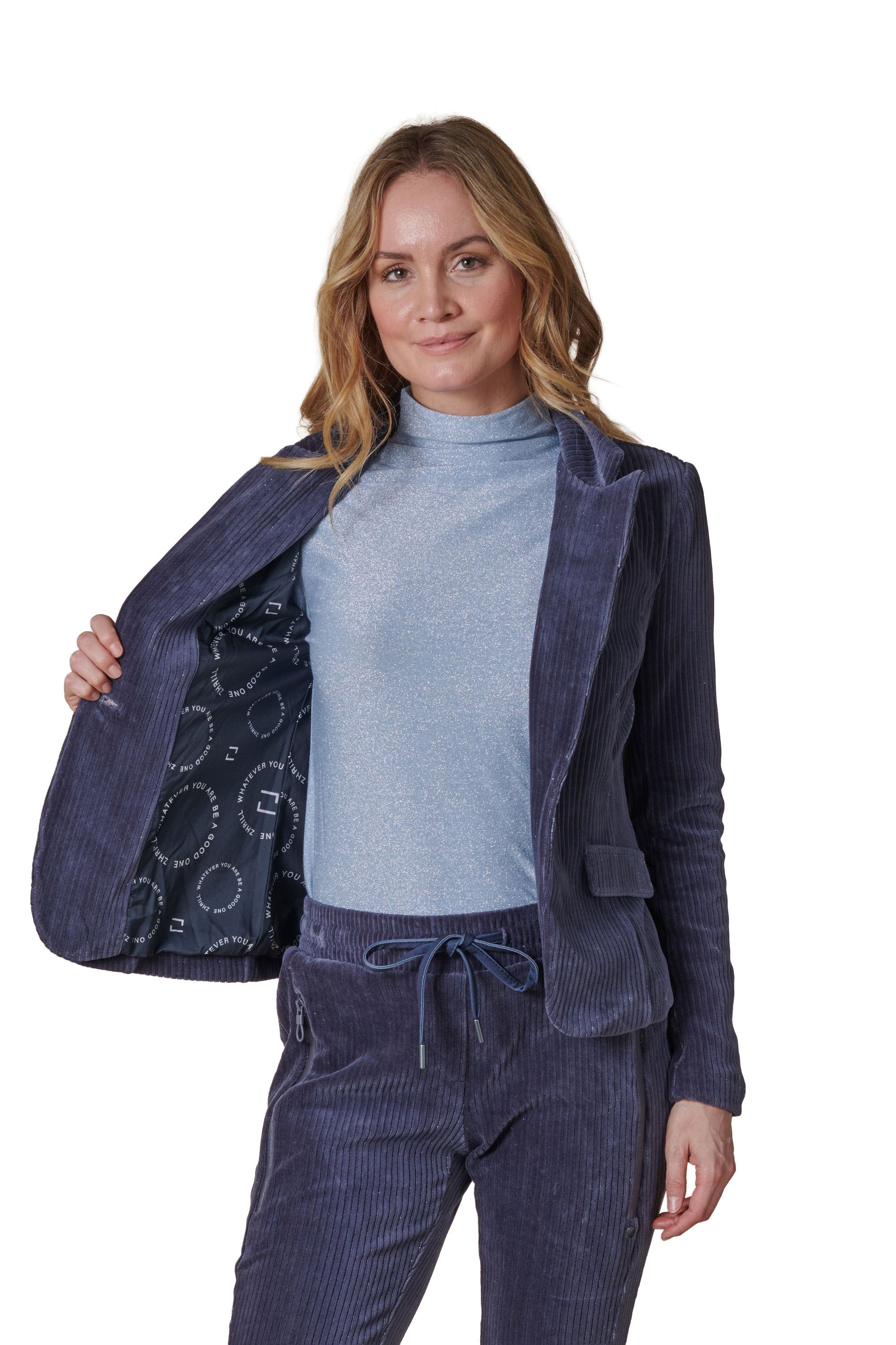 Zhrill Jackenblazer ZHBETSY CORD LUREX günstig online kaufen