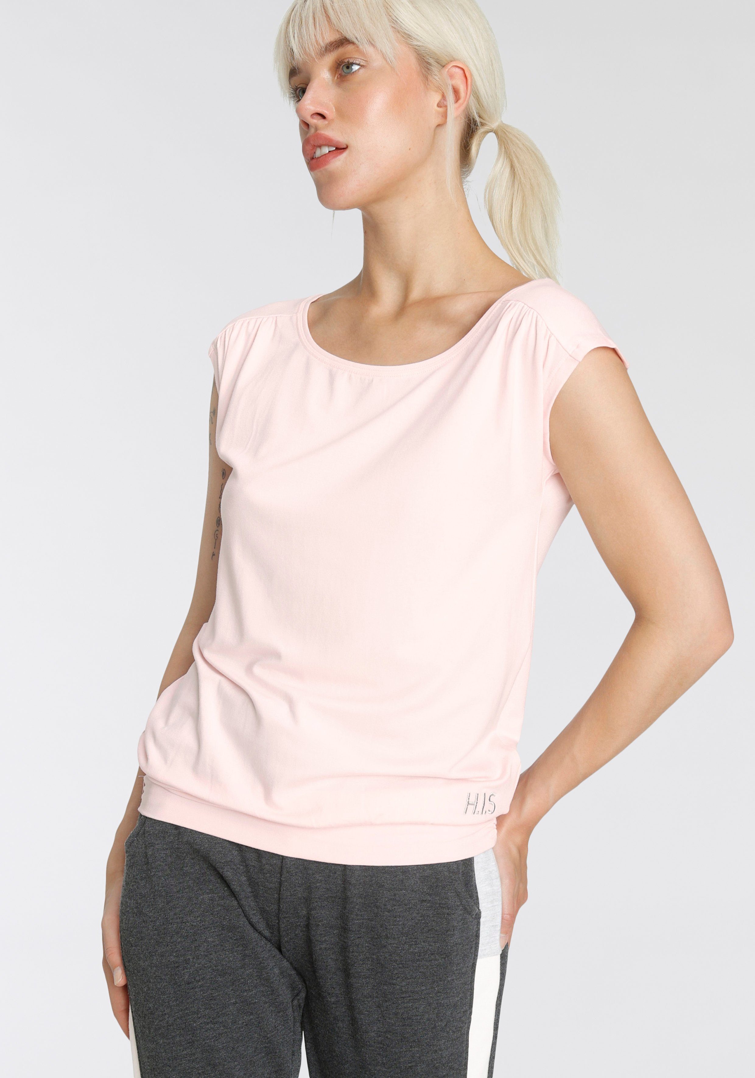 H.I.S T-Shirt aus Viskose (2er-Pack) Kurzarm, im sportlichen Stil, ideal fü günstig online kaufen