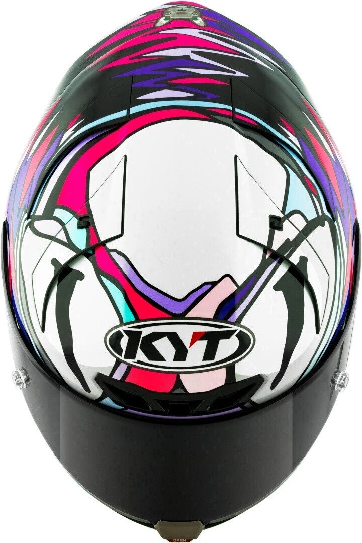 KYT Motorradhelm KX-1 Race GP Bastianini Replica 2023 Helm, Atmungsaktiv, Pinlock, ECE 22.06