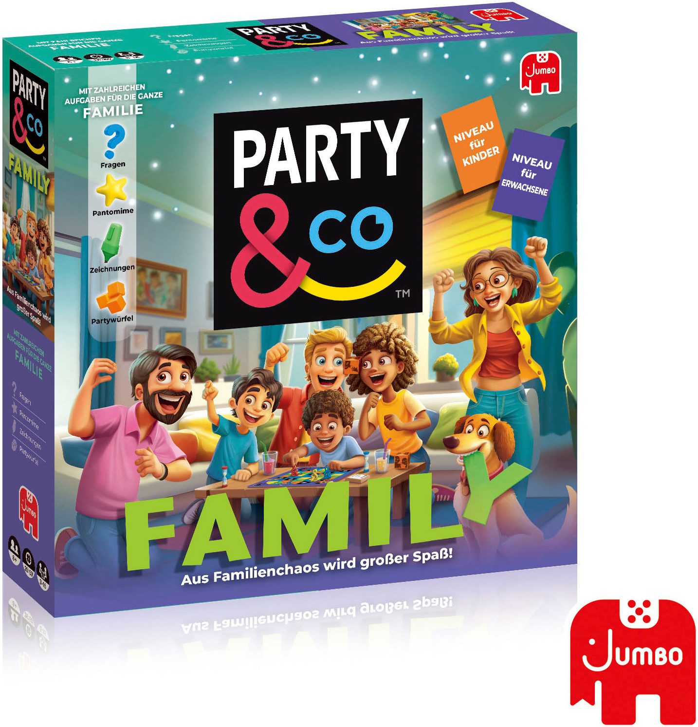 Jumbo Spiele Spiel Party & Co Family, Familienspiel
