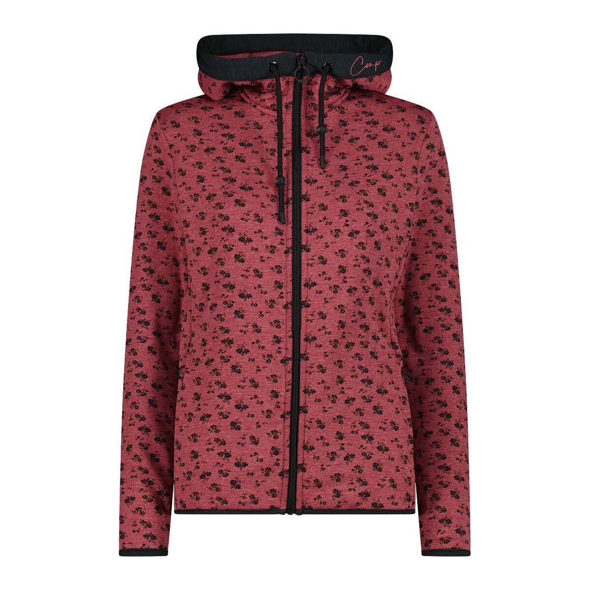 CMP Fleecejacke Woman Jacket FIX Hood Stilvolle Damen-Fleecejacke mit Stretch-Technologie und regulierbarer