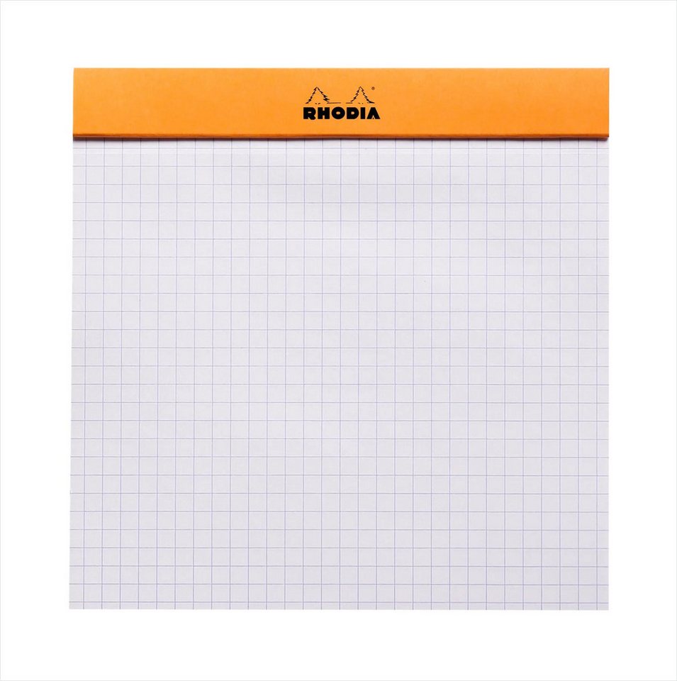 Thumbnail - EXACOMPTA Notizheft 10x Block geheftet 14,8x14,8cm 80 Blätter kariert 80g - Orange 148200C, Rhodia, Blöcke, Hefte und No...