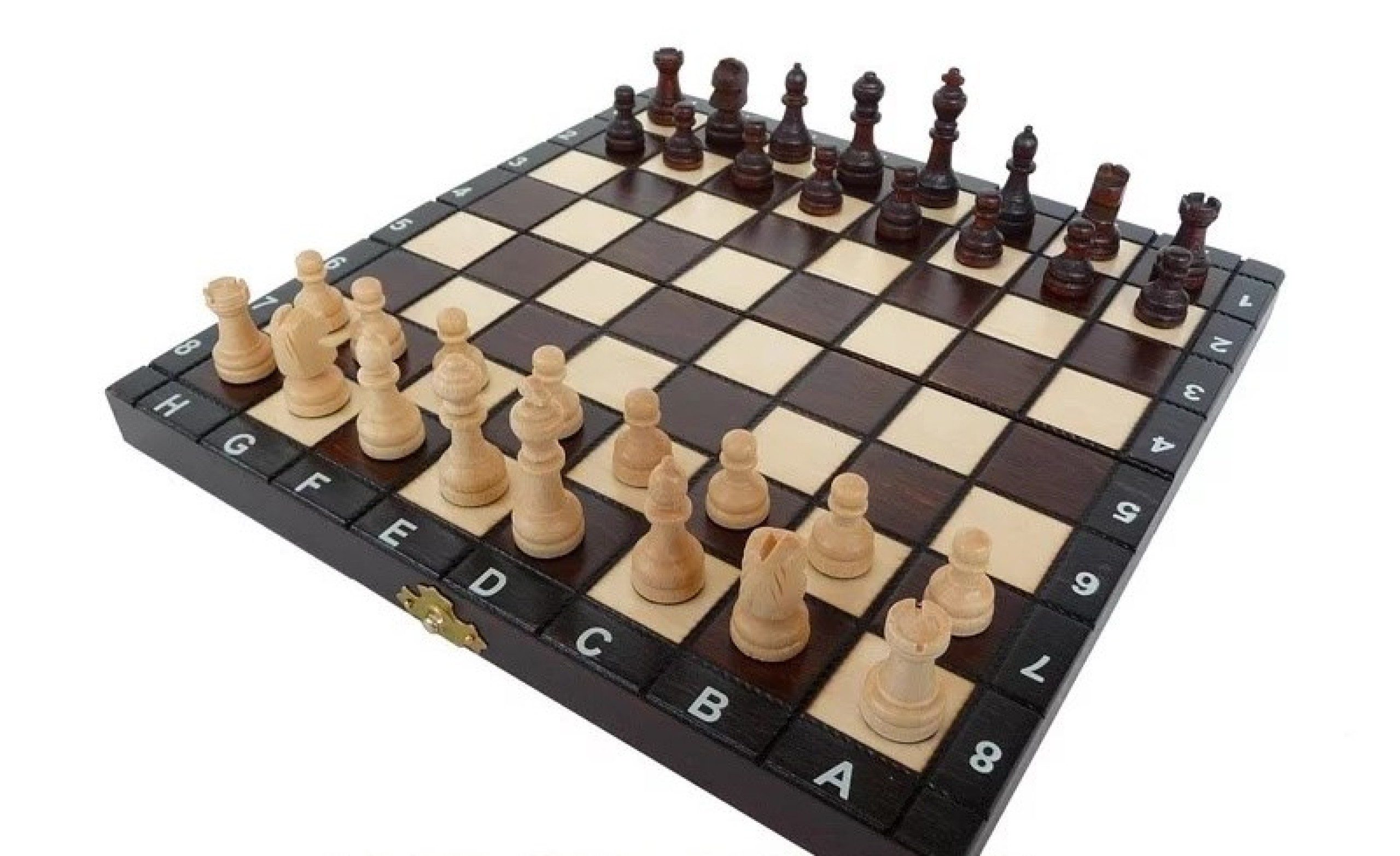 Holzprodukte Spielesammlung Schach Backgammon Dame Schachspiel Schachbrett 27 x 27 cm GÜNSTIG Holz