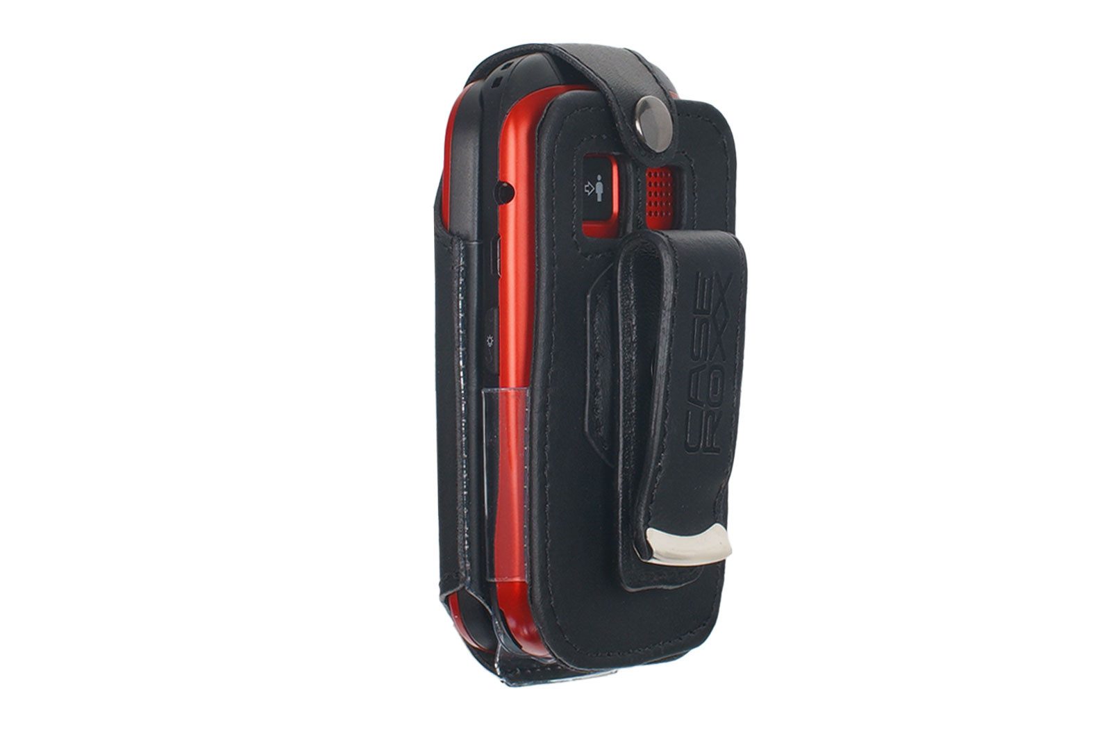 caseroxx Handytasche caseroxx Handytasche mit Gürtelclip für Panasonic KX-TU446, schwarz (Einzelartikel, 1-tlg., Ledertasche mit Gürtelclip)