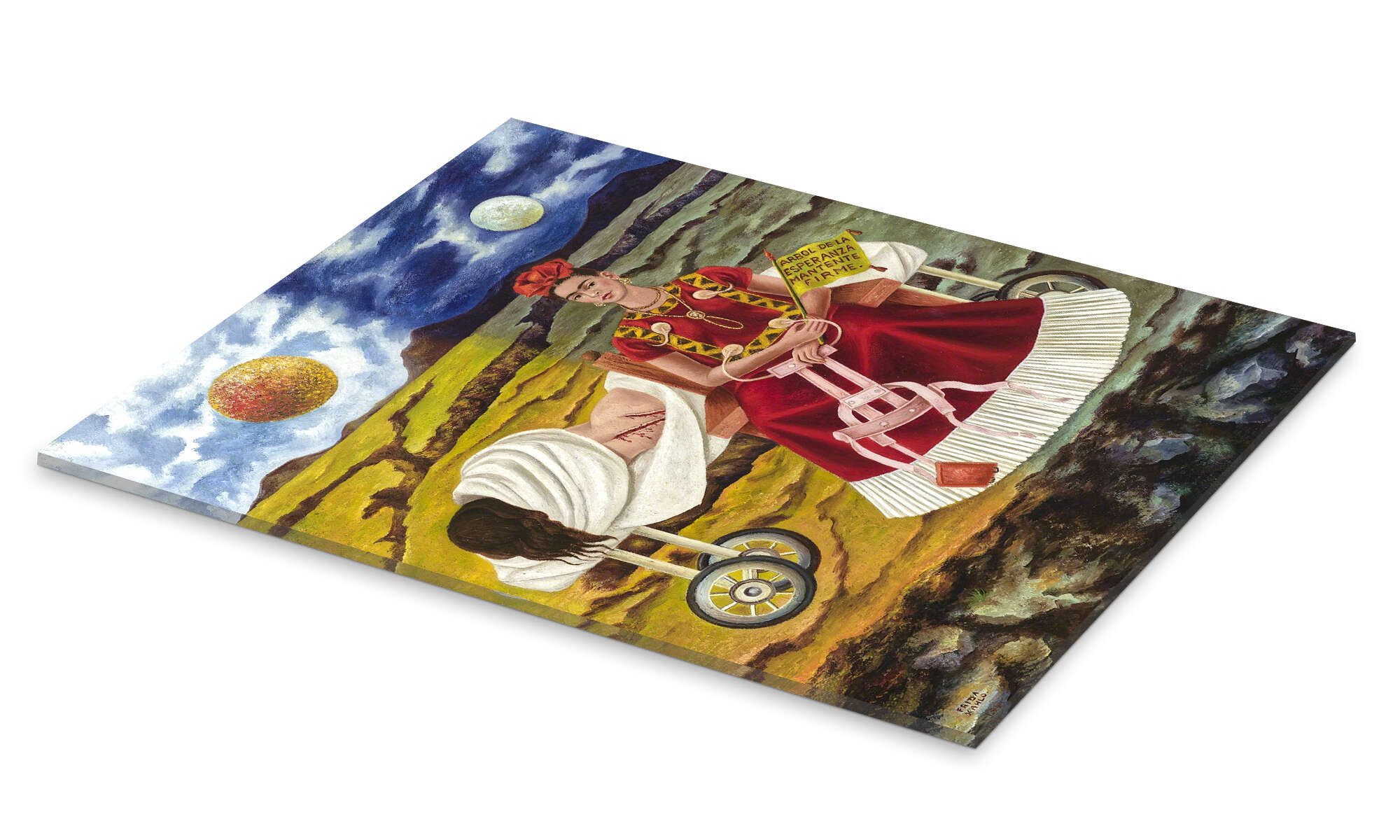 Posterlounge Wandbild Baum der Hoffnung, bleibe stark, 1946, Frida Kahlo, erhältlich als Poster, Leinwandbild, Wandsticker oder Acrylglasbild