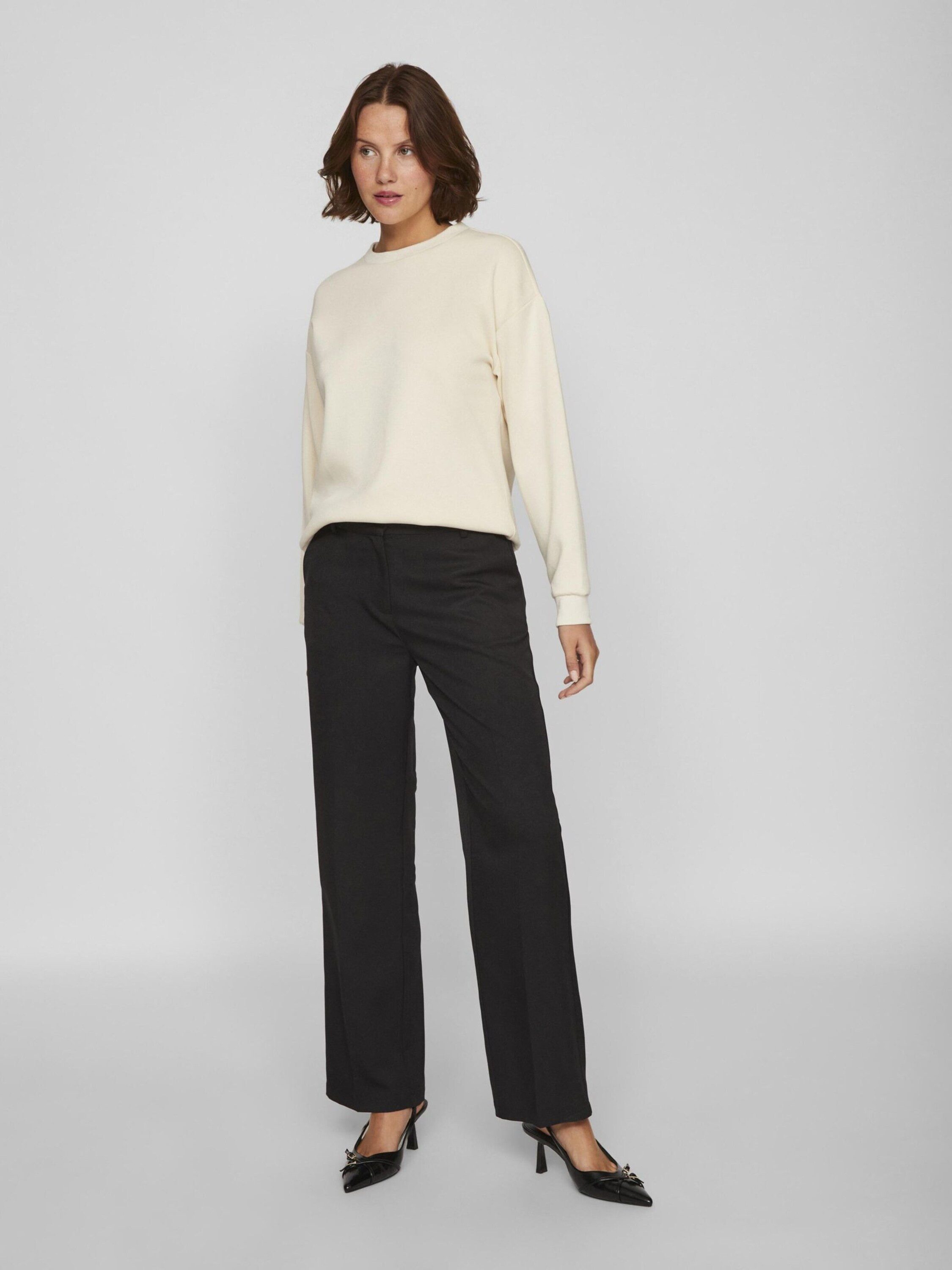 Vila Sweatshirt Sandy (1-tlg) Plain/ohne Details