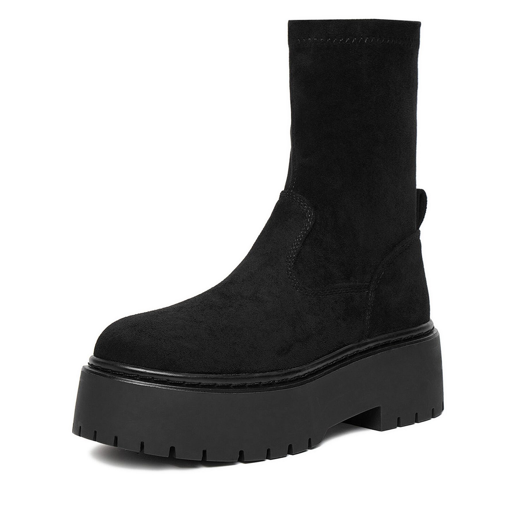 DeeZee Deezee Damen Stiefeletten 5907964463306 Schwarz Stiefel – Bild 3 von 4
