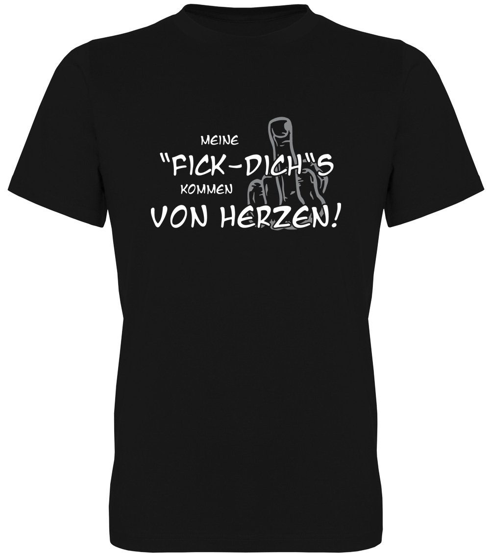G-graphics T-Shirt Meine „Fick-Dich“´s kommen von Herzen! Herren T-Shirt mi günstig online kaufen
