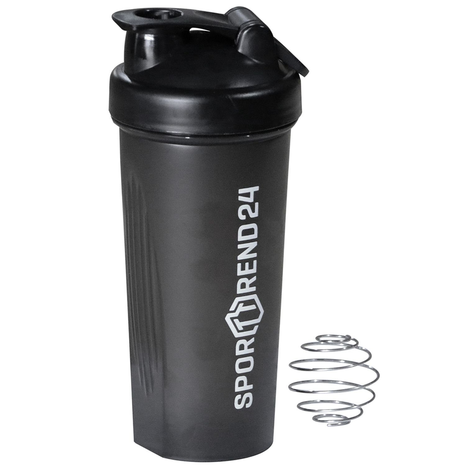 Sporttrend 24 Protein Shaker Shaker 600ml mit Eisenkugel – Bild 4 von 5