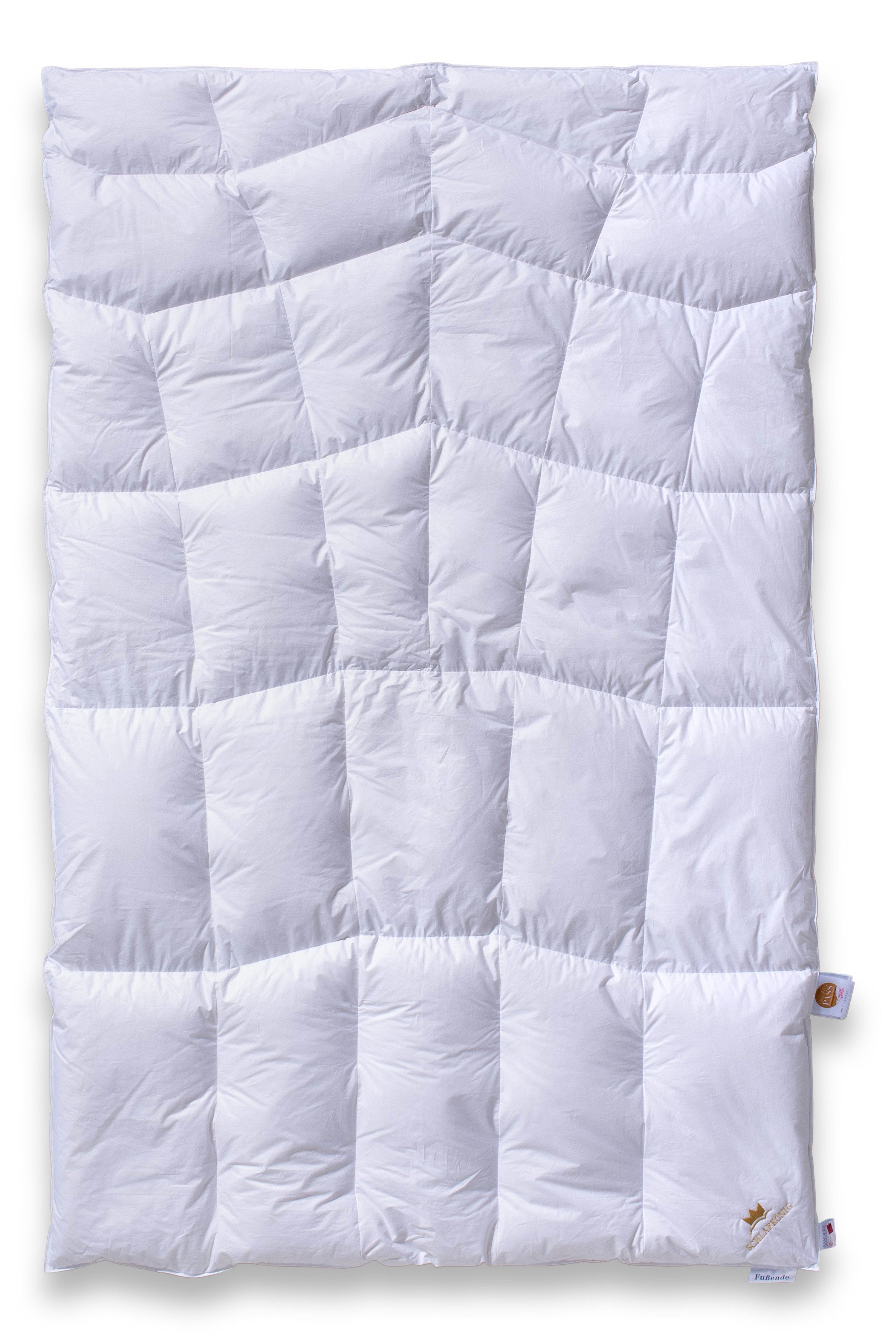 SCHLAFKÖNIG Daunenbettdecke Daunenbettdecke Schlafkönig leicht warm, Füllung: 100 % Daunen, Nomite