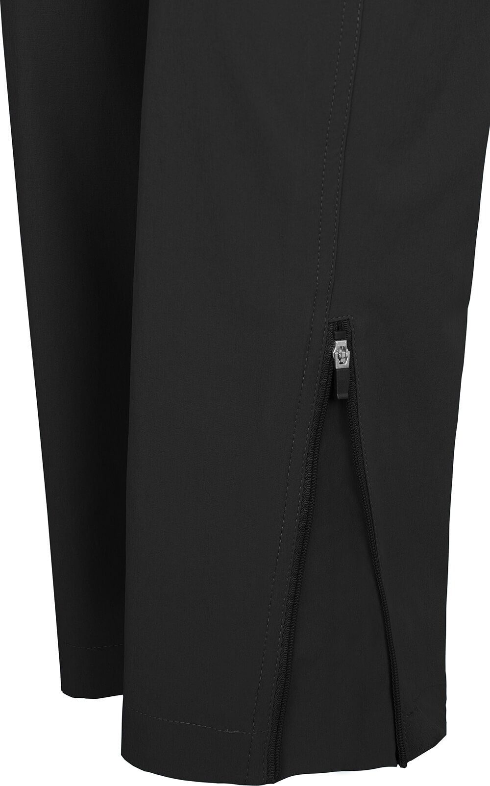 Bergson Langgrößen, Damen Wanderhose, pflegeleicht, (slim) vielseitig, schwarz Outdoorhose MENA