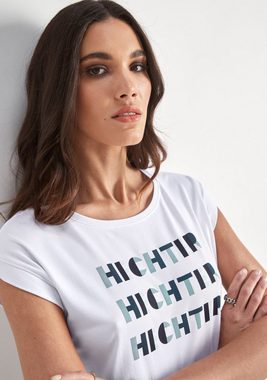 HECHTER PARIS Kurzarmshirt mit modischem Logodruck