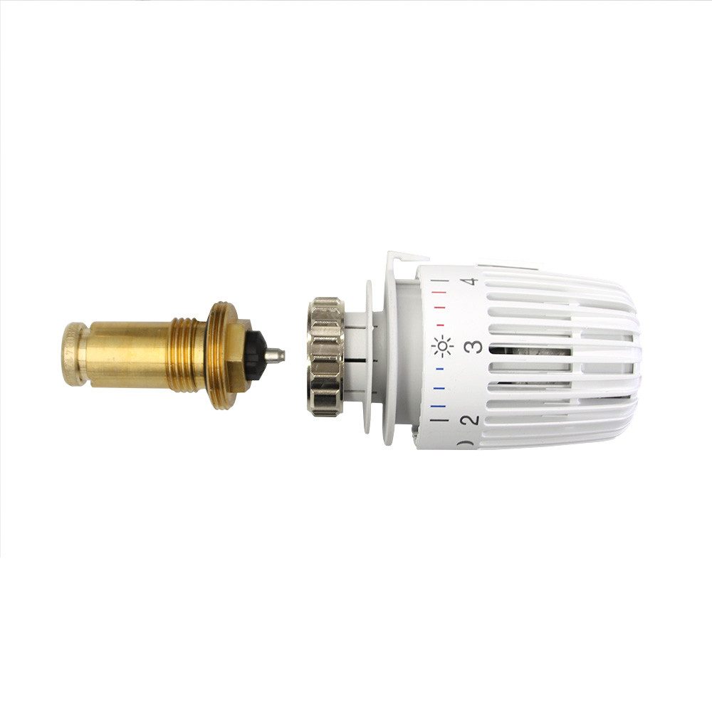 IMI Heimeier Heizkörperthermostat Universalset Einsatz kurz - Ventileinsatz kurz mit Thermostatkopf