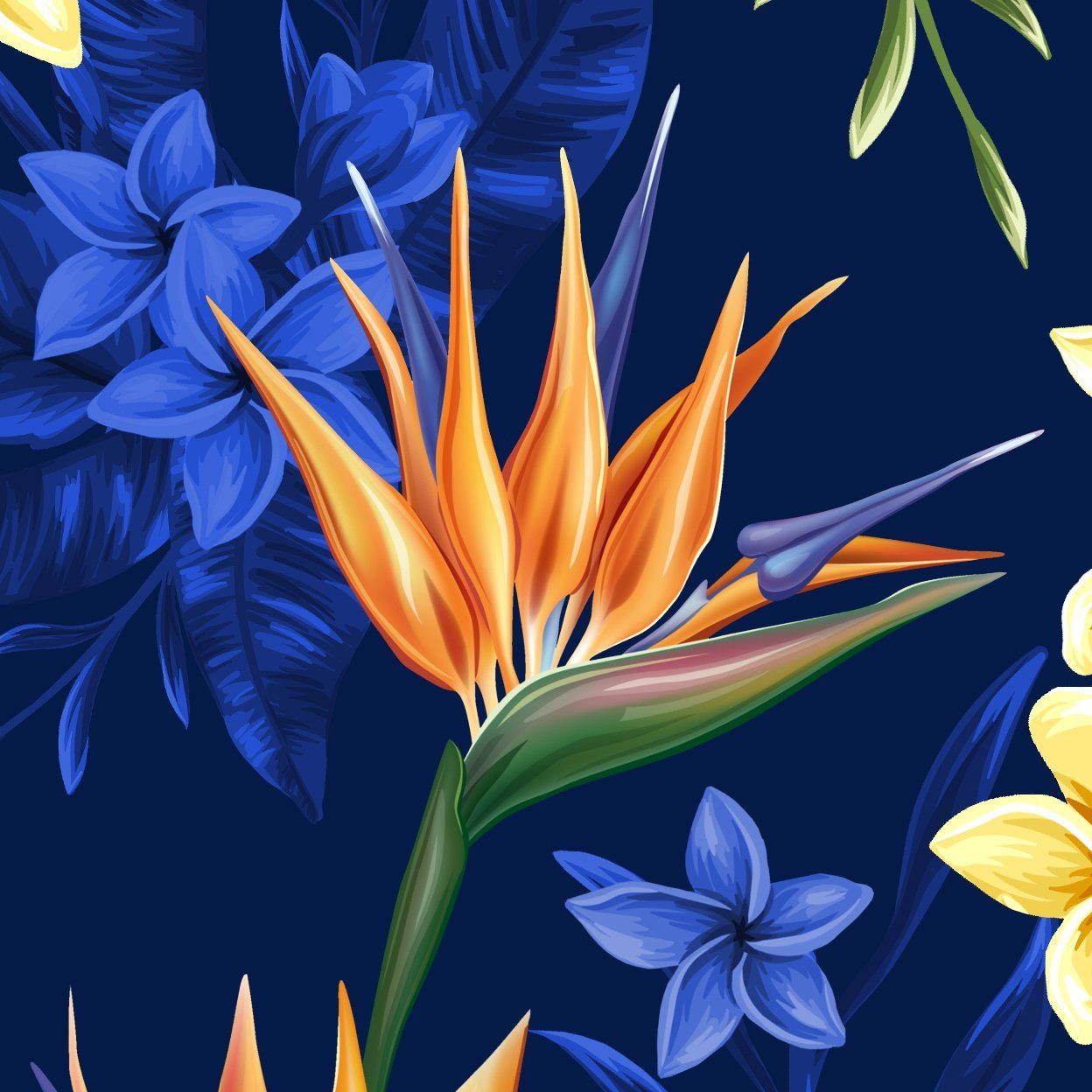 Hawaiihemdshop.de Hawaiihemd Hawaii Hemd Herren Baumwolle Kurzarm Hawaiihemd mit Blüten