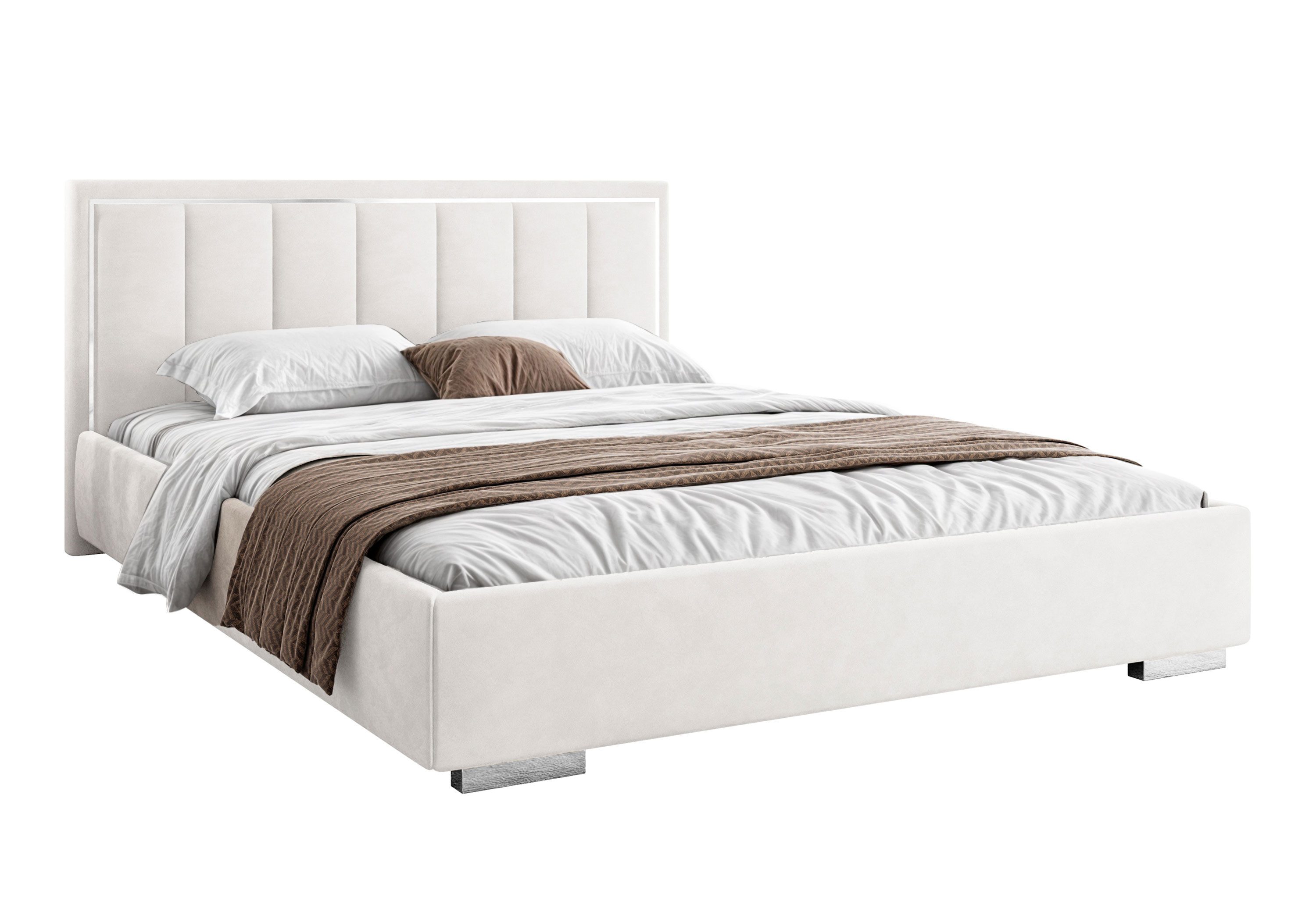 Lookway Polsterbett AURELIA SILVER mit Bettkasten, günstig online kaufen