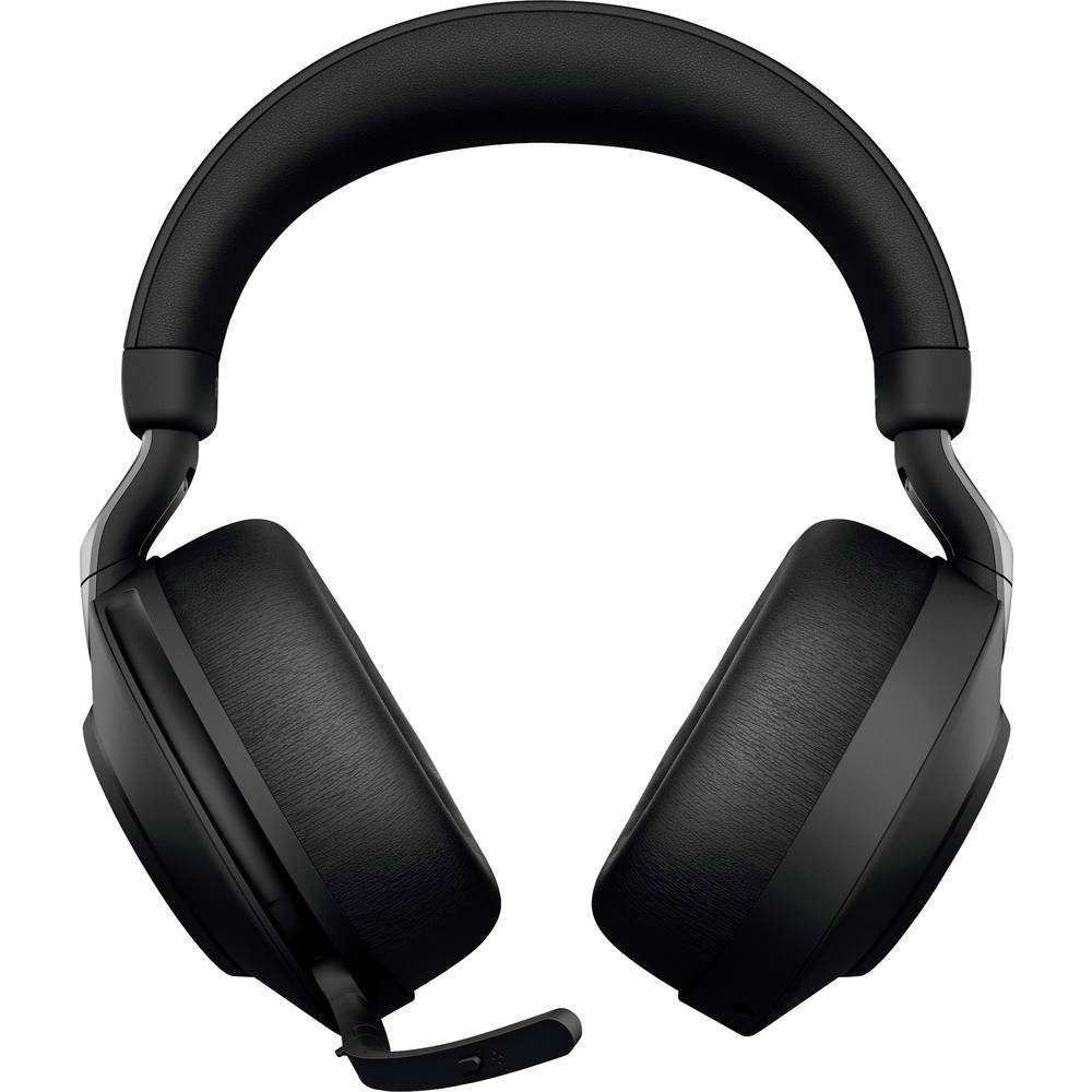 Jabra Evolve2 85 Stereo UC Batterieladeanzeige, Bluetooth ANC (Lautstärkeregelung, USB-A Mikrofon-Stummschaltung) Kopfhörer black
