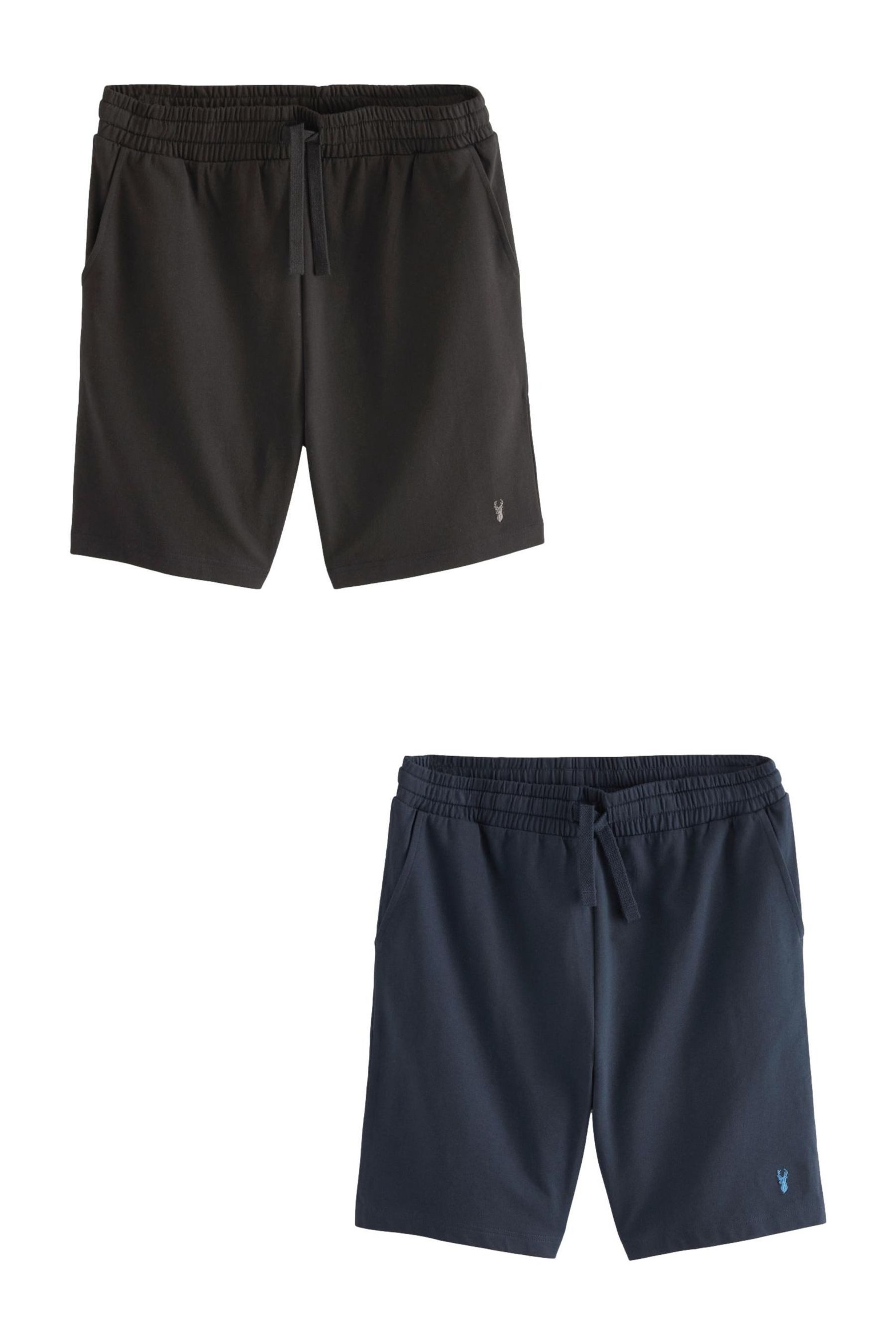 Next Relaxshorts Weiche Loopback-Joggingshorts, 2er-Pack (2-tlg)