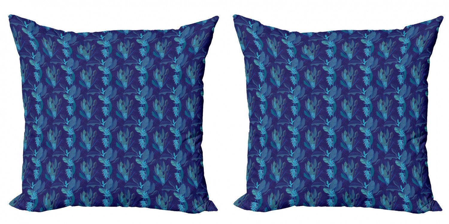 Kissenbezüge Modern Accent Tropisch Doppelseitiger Blume Abakuhaus Stück), (2 Helicona Digitaldruck, Exotische