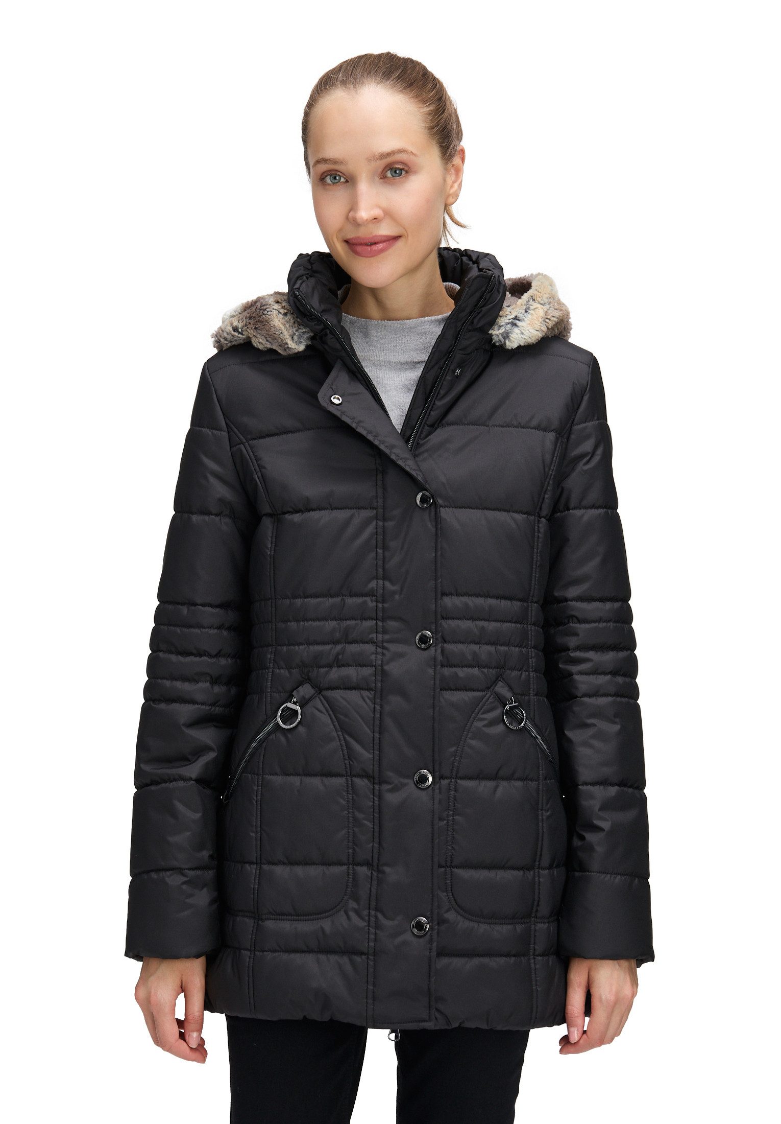 Betty Barclay Outdoorjacke Damen Outdoorjacke mit abnehmbarer Kapuze