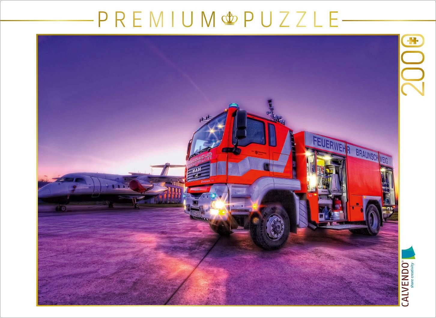 CALVENDO Puzzle CALVENDO Puzzle 24/50 Tank Fire Truck, BS-Thune Fire Department, 2000, 2000 Puzzleteile