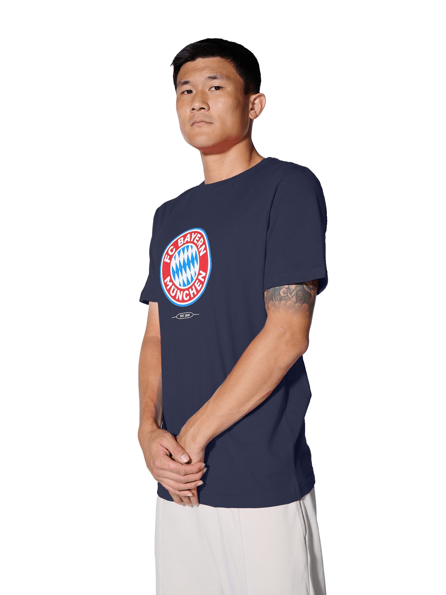FC Bayern München T-Shirt FC Bayern München I T-Shirt Essential I Herren I Navy