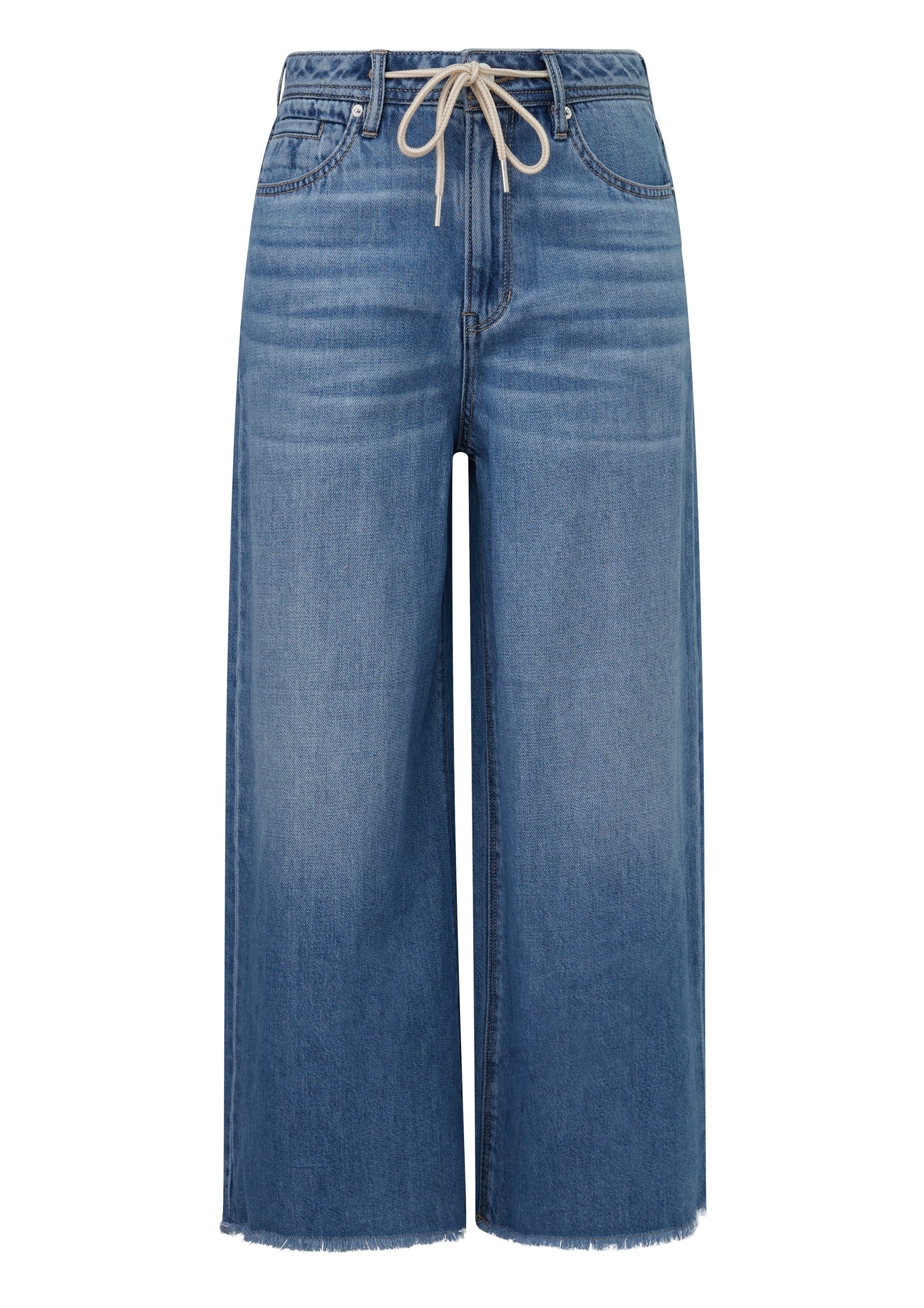 s.Oliver Weite Jeans Jeans-Hose SURI Culotte Suri / Regular Fit / High Rise / Wide Leg
