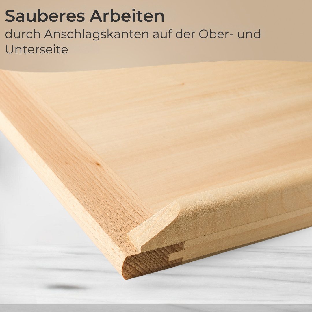 Topanbieter999 Schneidebrett, Backbrett 60 x 40 cm, Made in EU