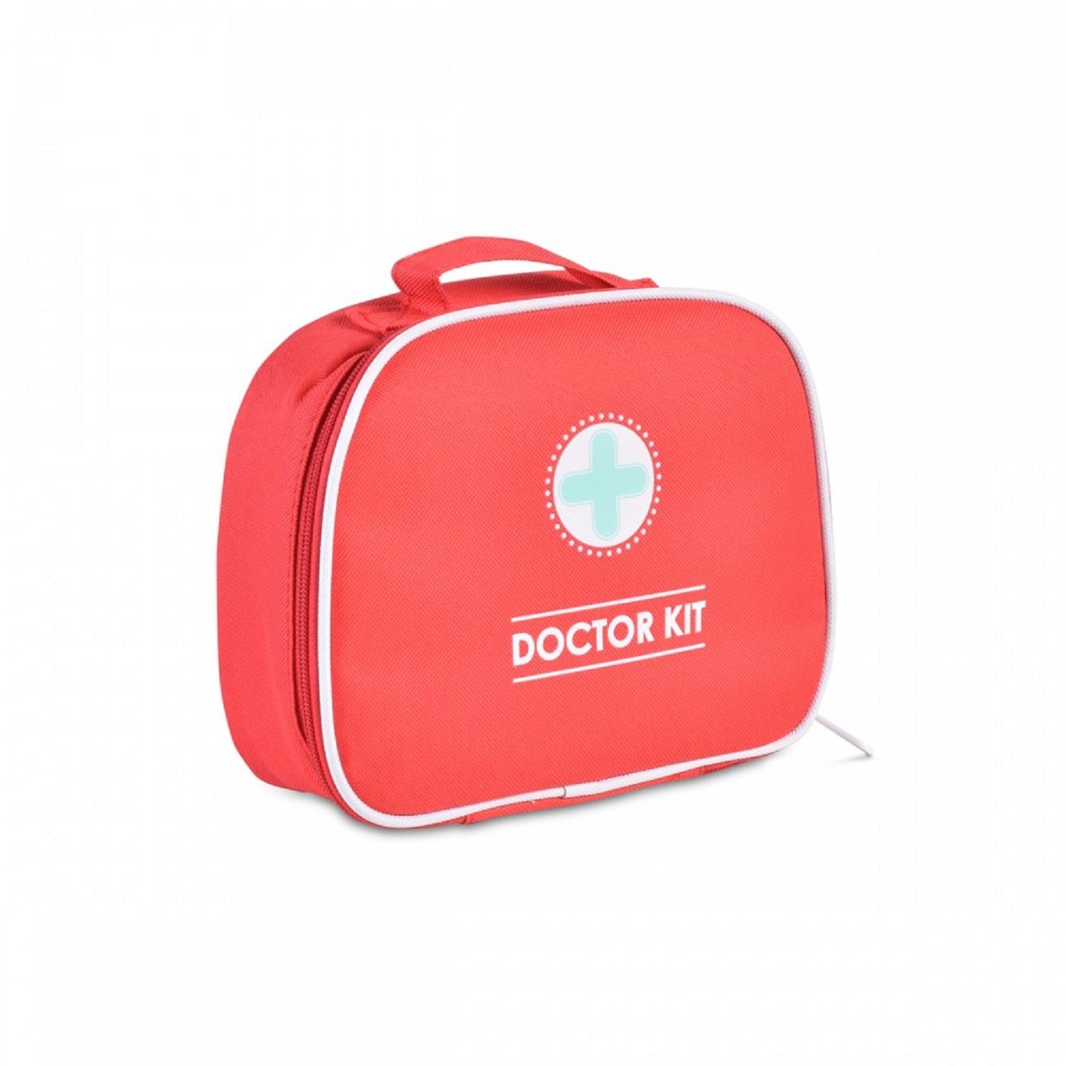 Moni Spielzeug-Arztkoffer Holzspielzeug Erste Hilfe Set, 4501 Arztkoffer, 10-tlg, Tasche, Thermometer