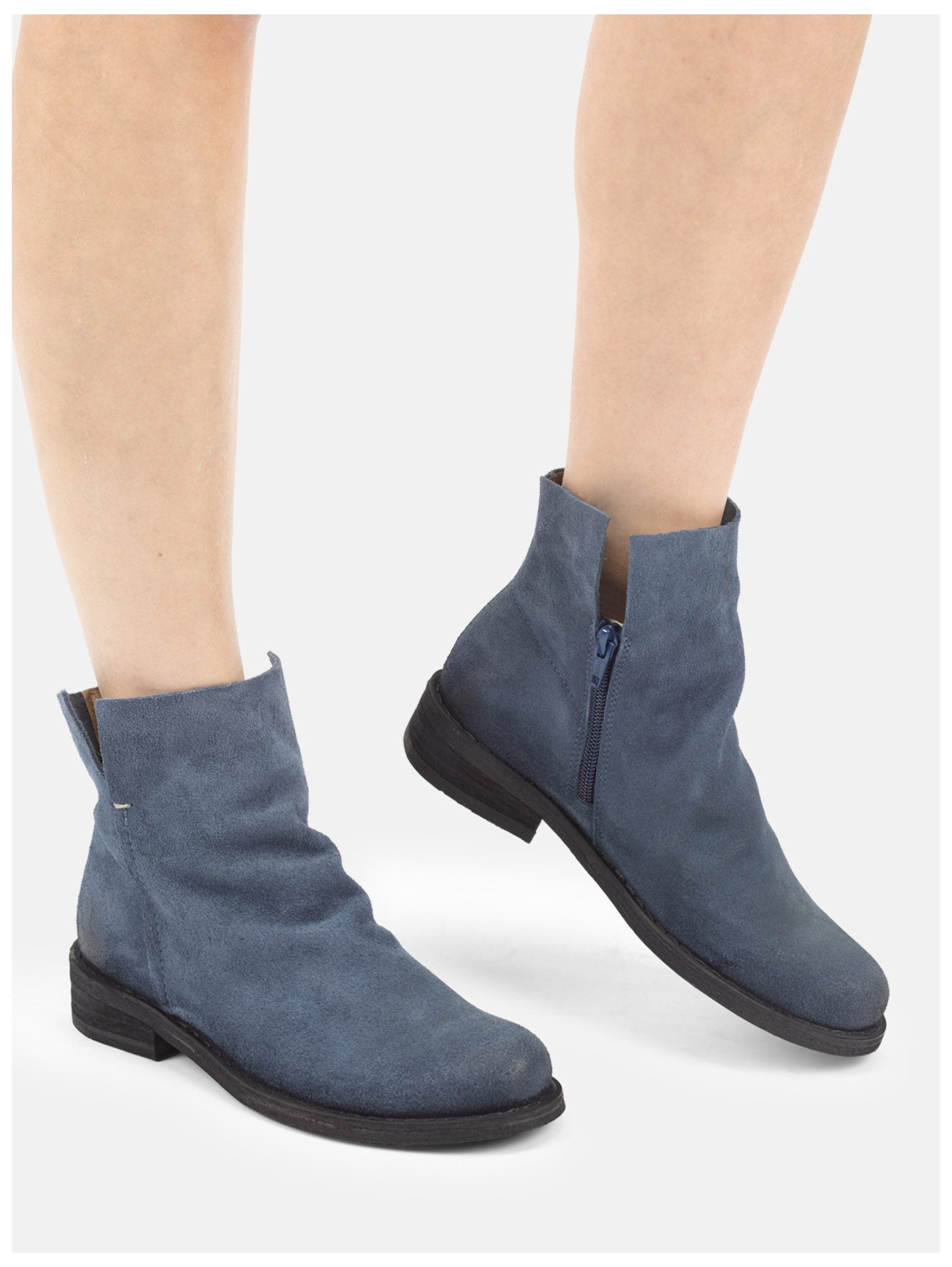 Felmini Stiefelette Veloursleder . Stiefelette (1-tlg)